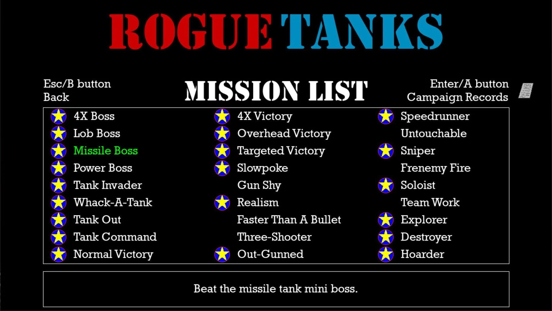 Rogue Tanks screenshot 1