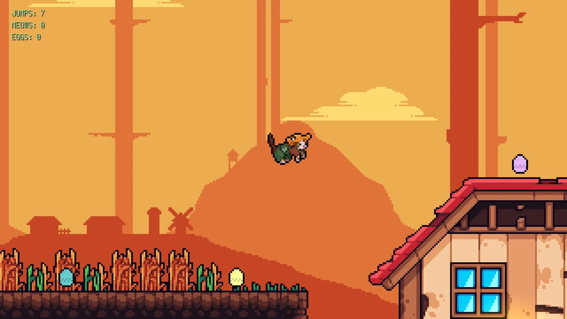 Rooftop Rascal: The Farmer Cat screenshot 2