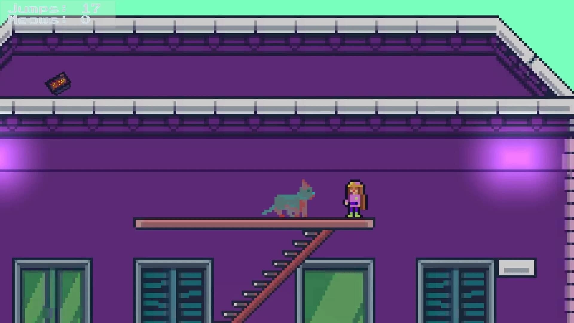Rooftop Rascal: The Glitch Cat screenshot 4