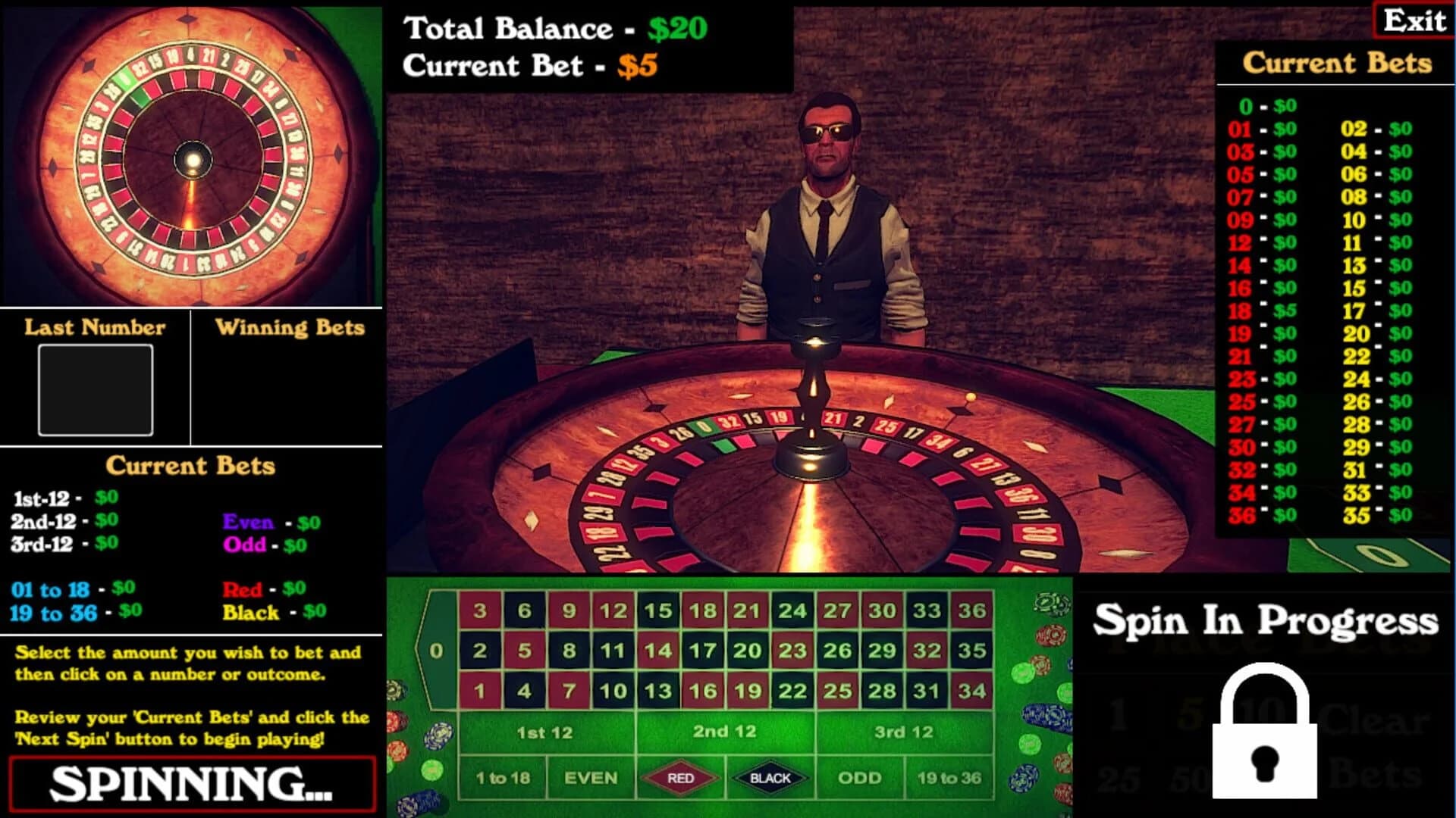 Roulette Simulator screenshot 4