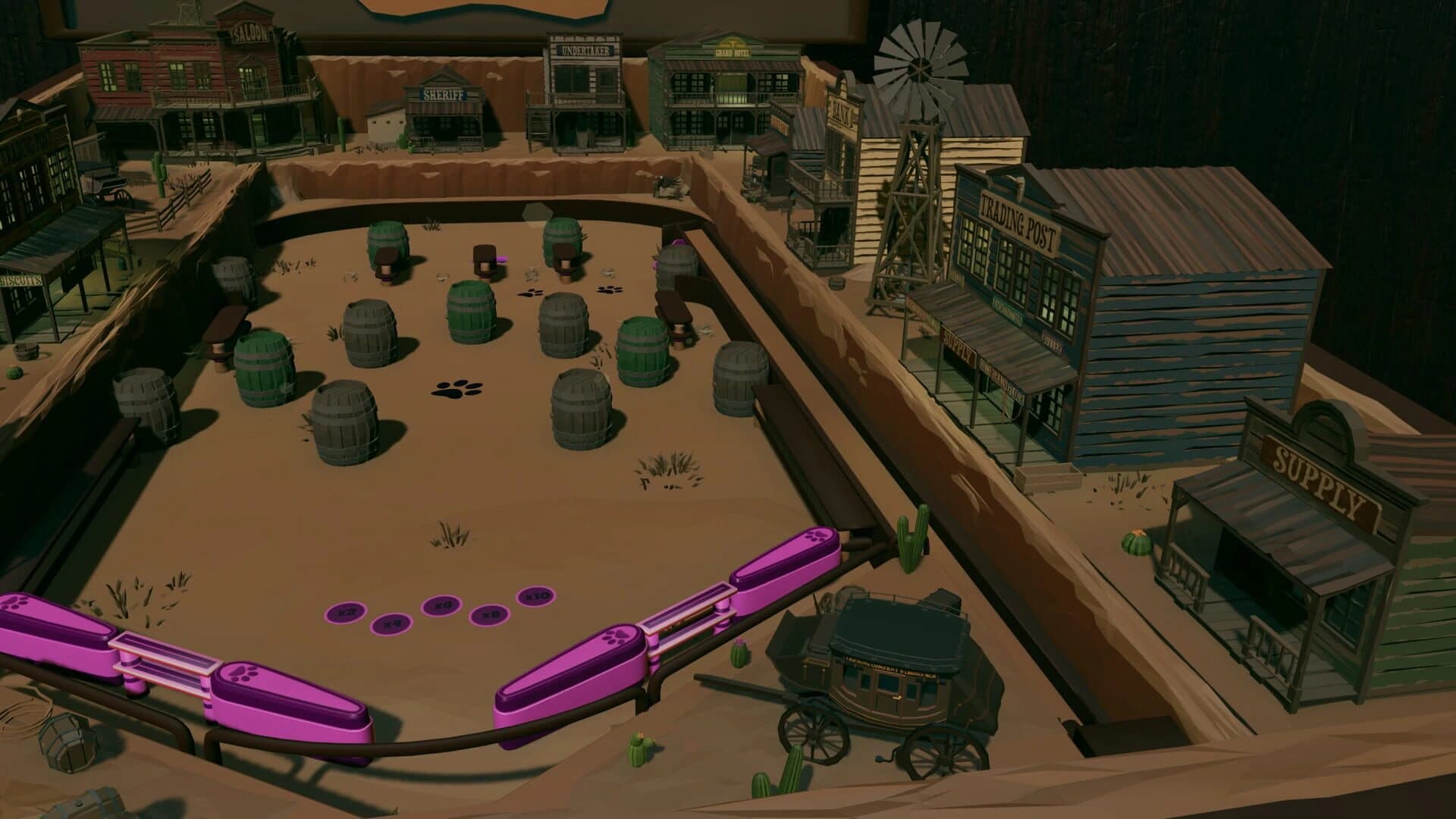 Roxy Raccoon's Pinball Panic: Wacky West screenshot 3