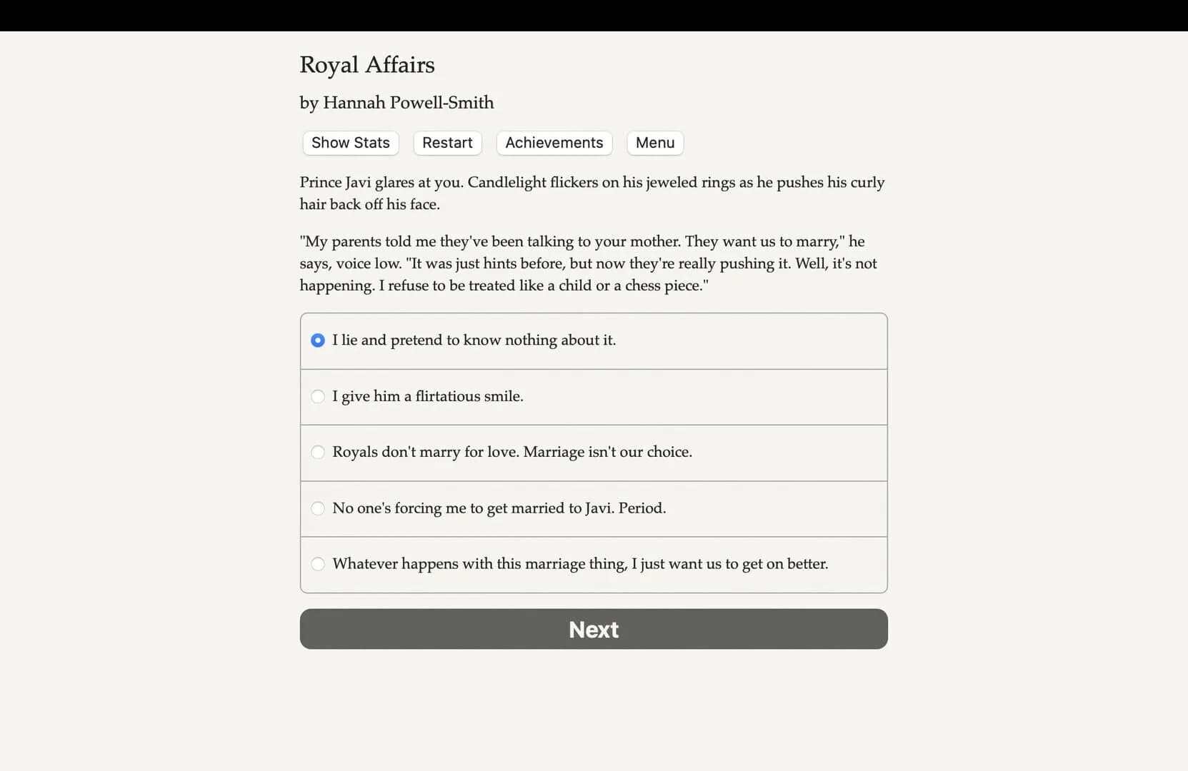 Royal Affairs screenshot 2