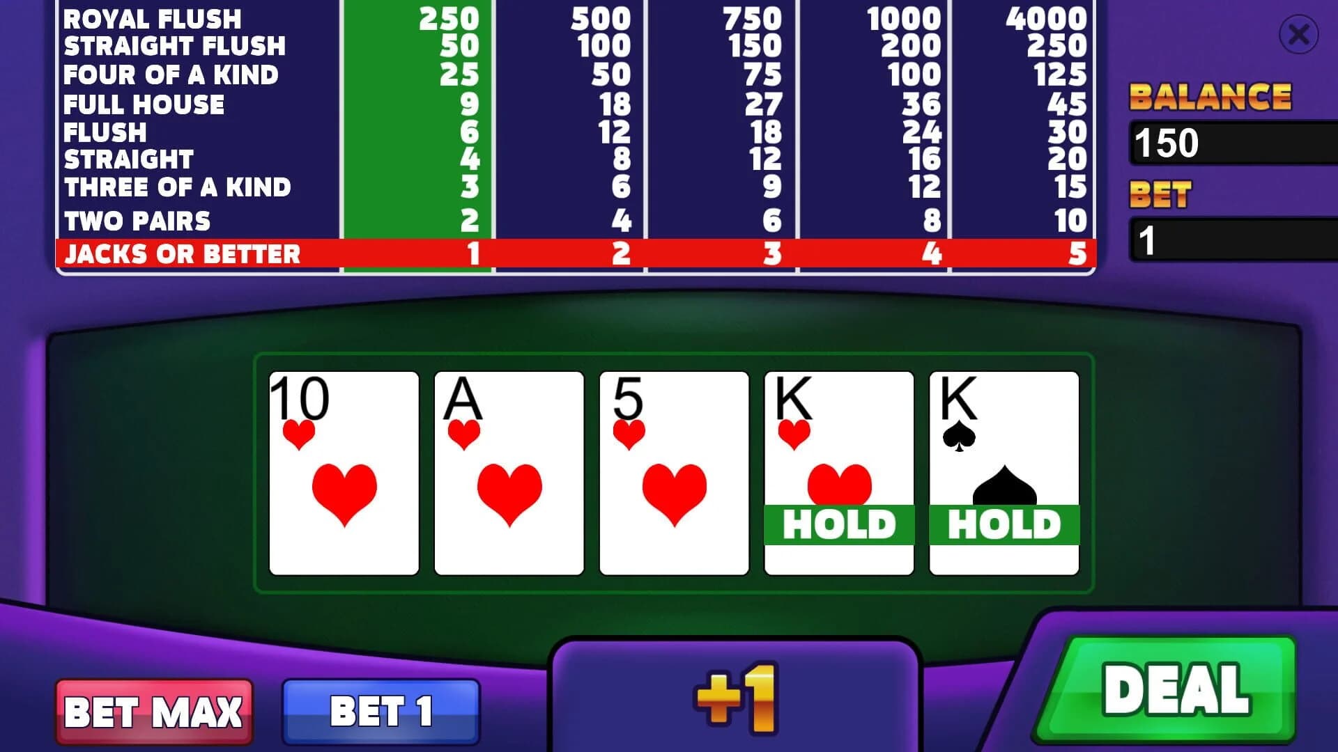 Royal Casino: Video Poker screenshot 5
