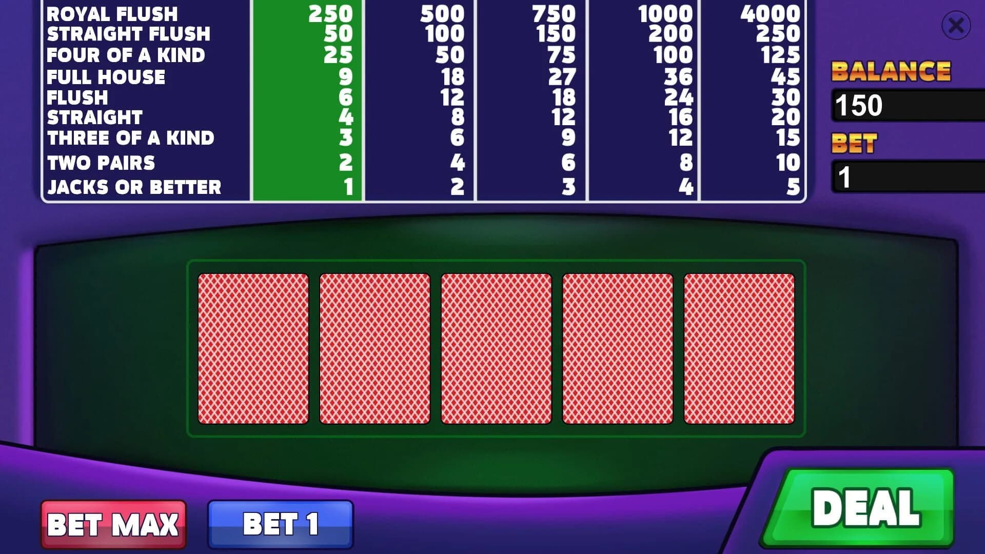 Royal Casino: Video Poker screenshot 3