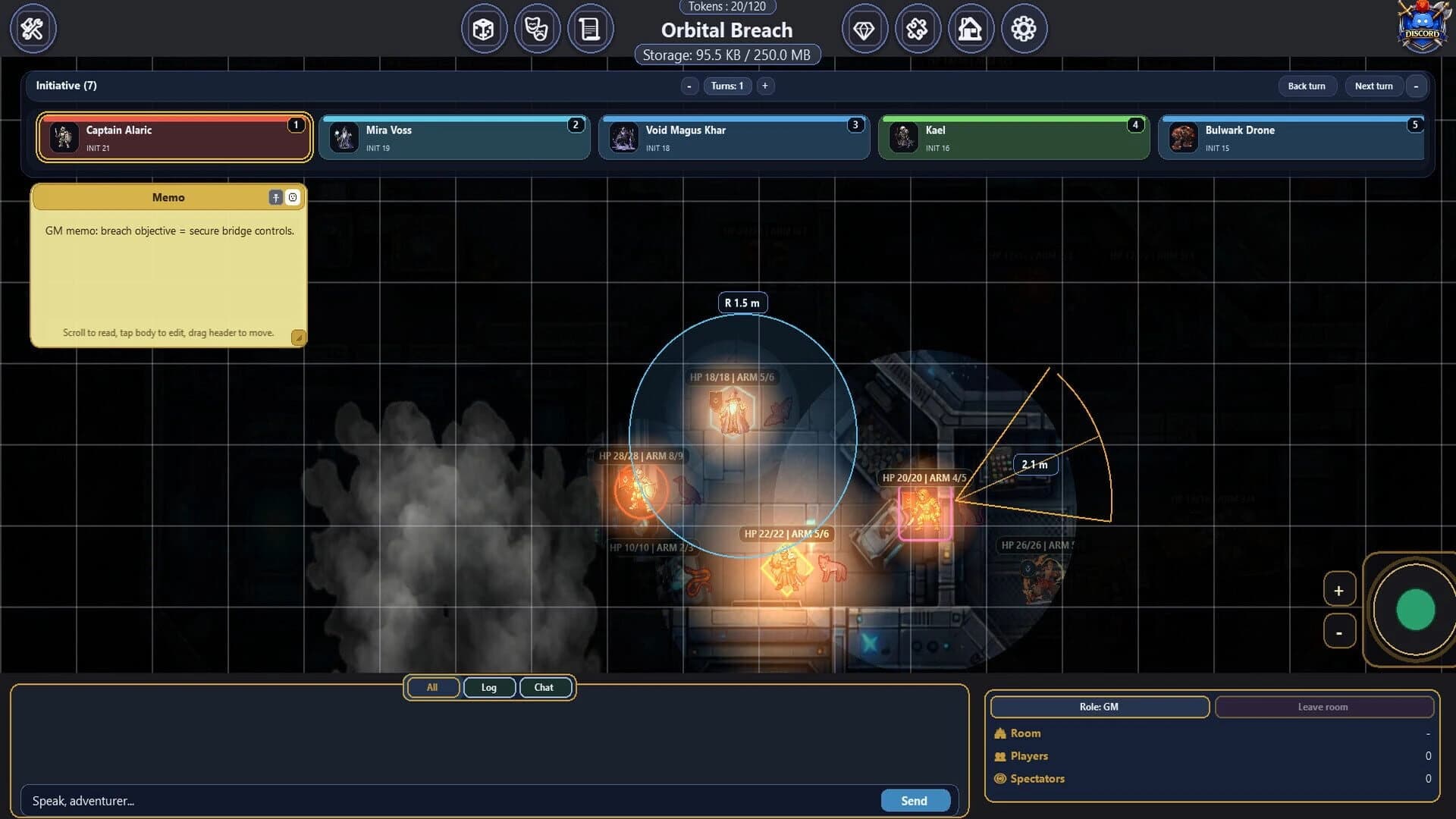 RP2D Virtual Tabletop screenshot 1