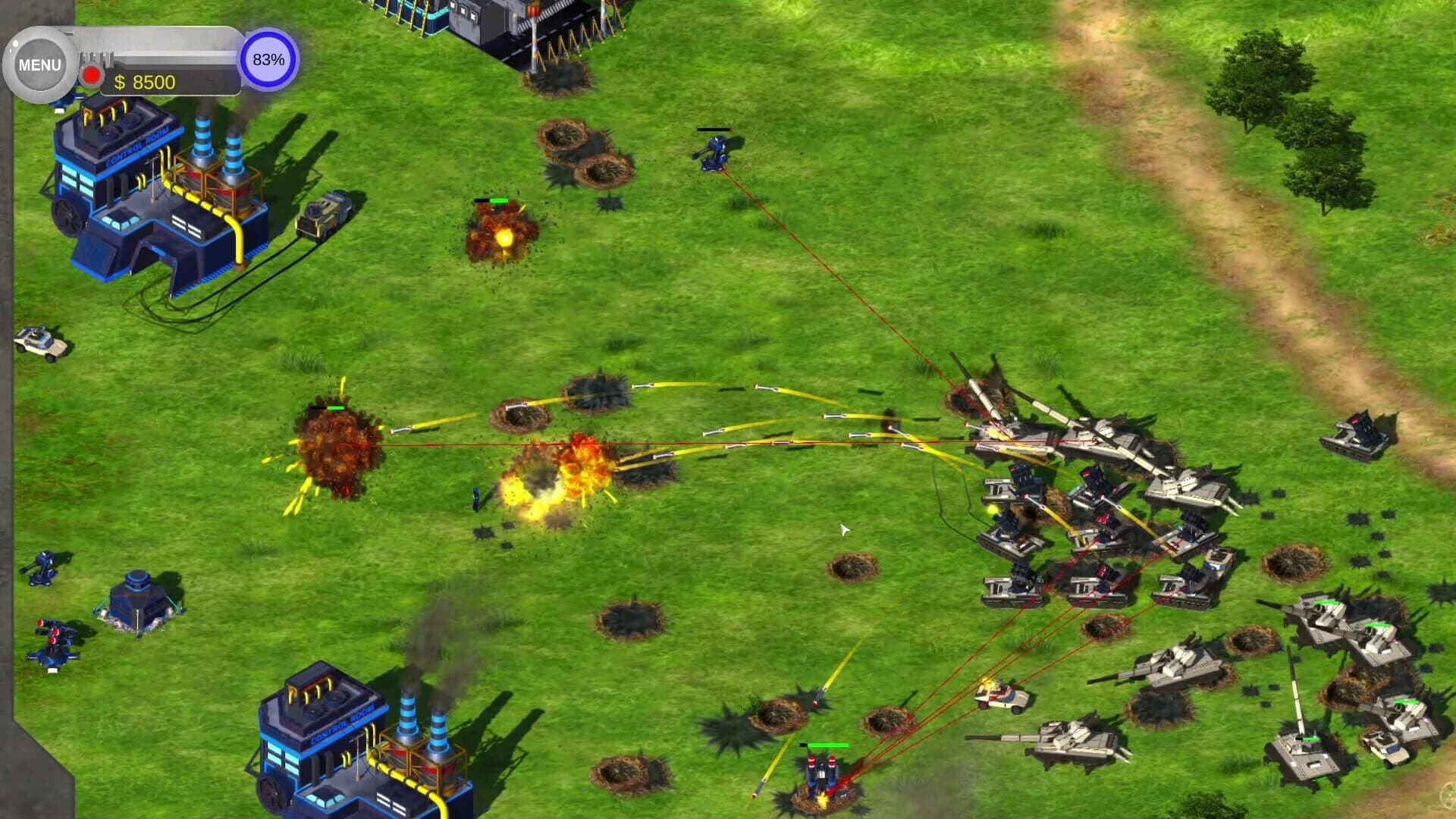 RTS Tactical Warfare: Siege Survival screenshot 1