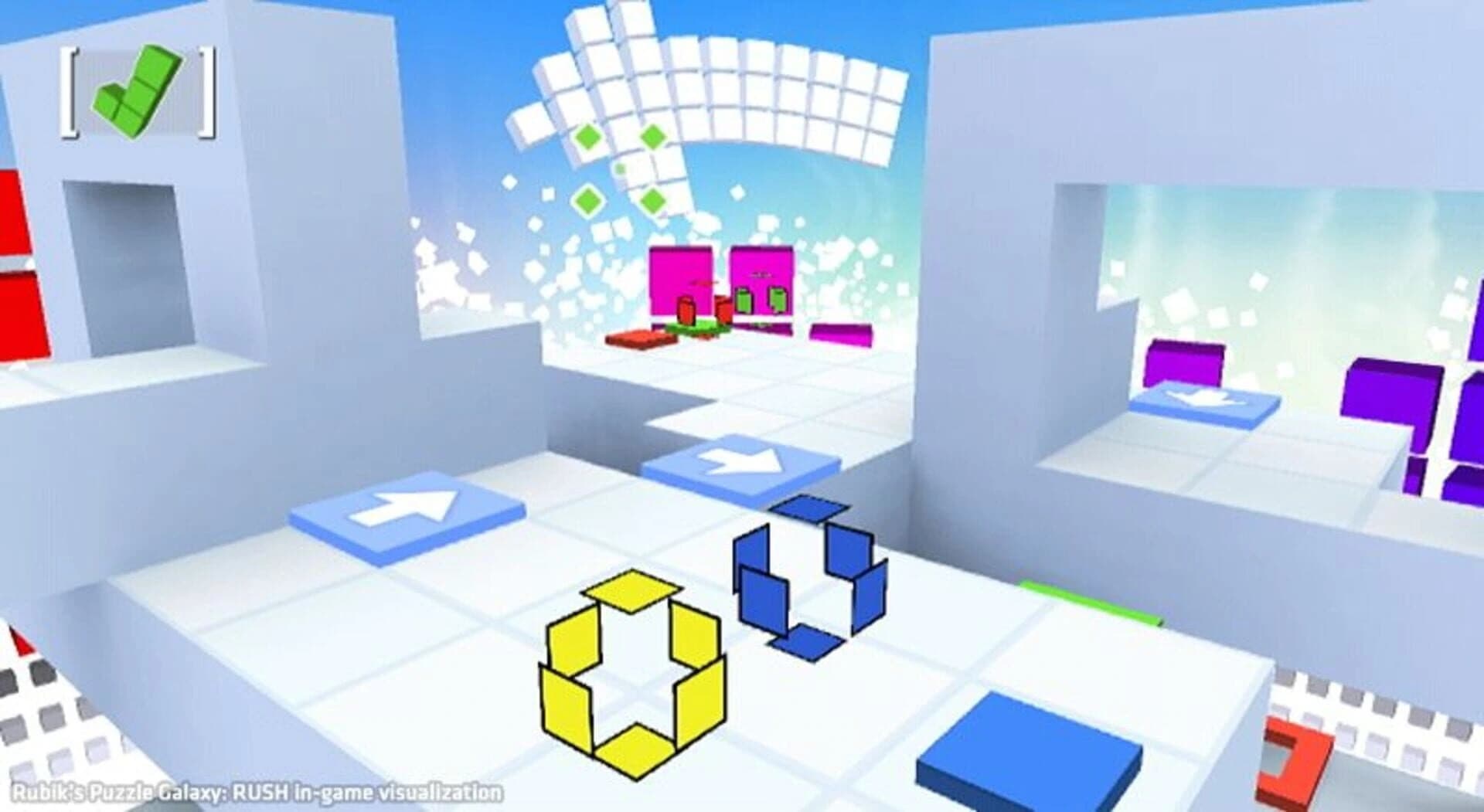 Rubik's Puzzle Galaxy: Rush screenshot 2