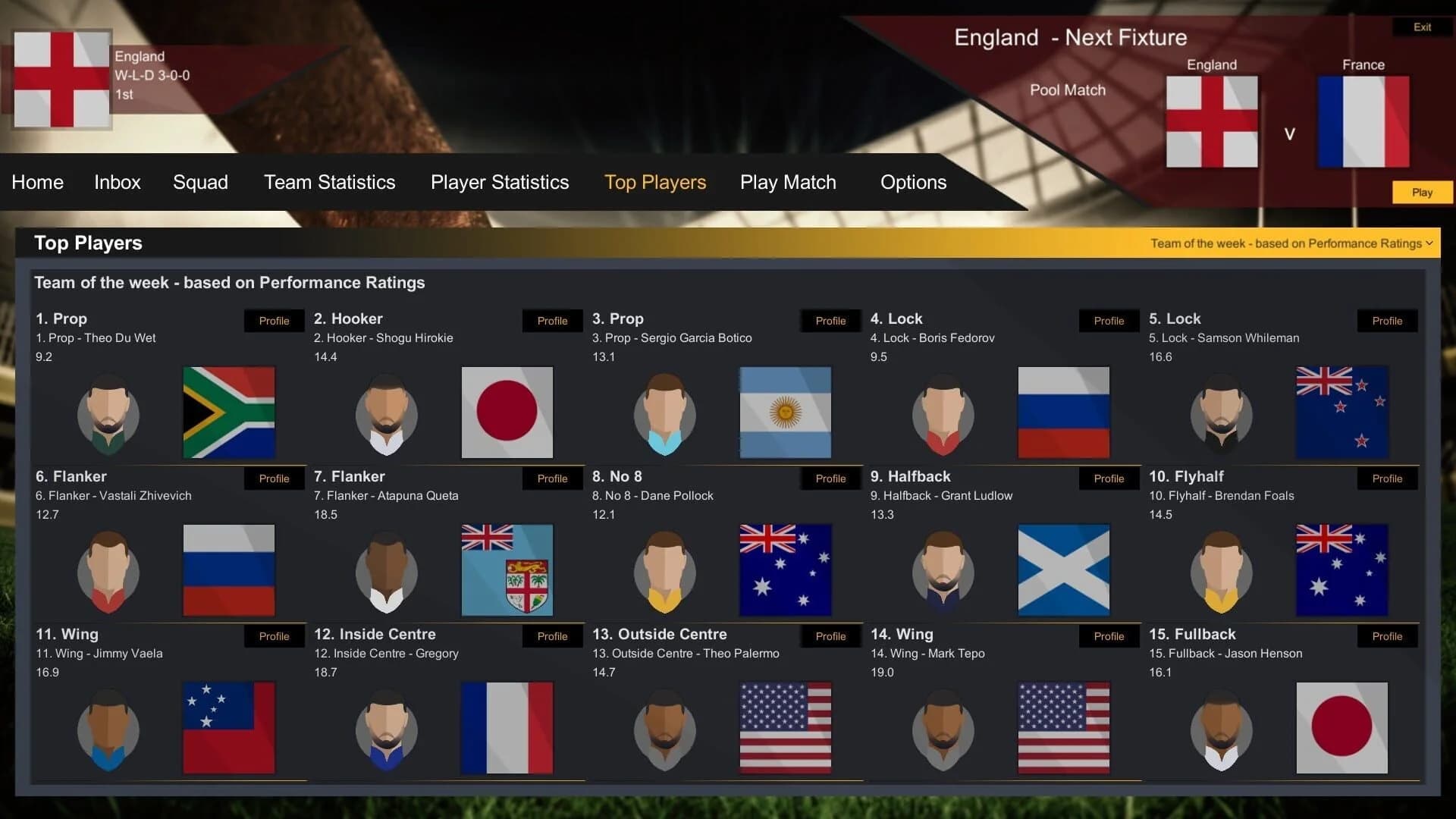 Rugby Champions screenshot 2
