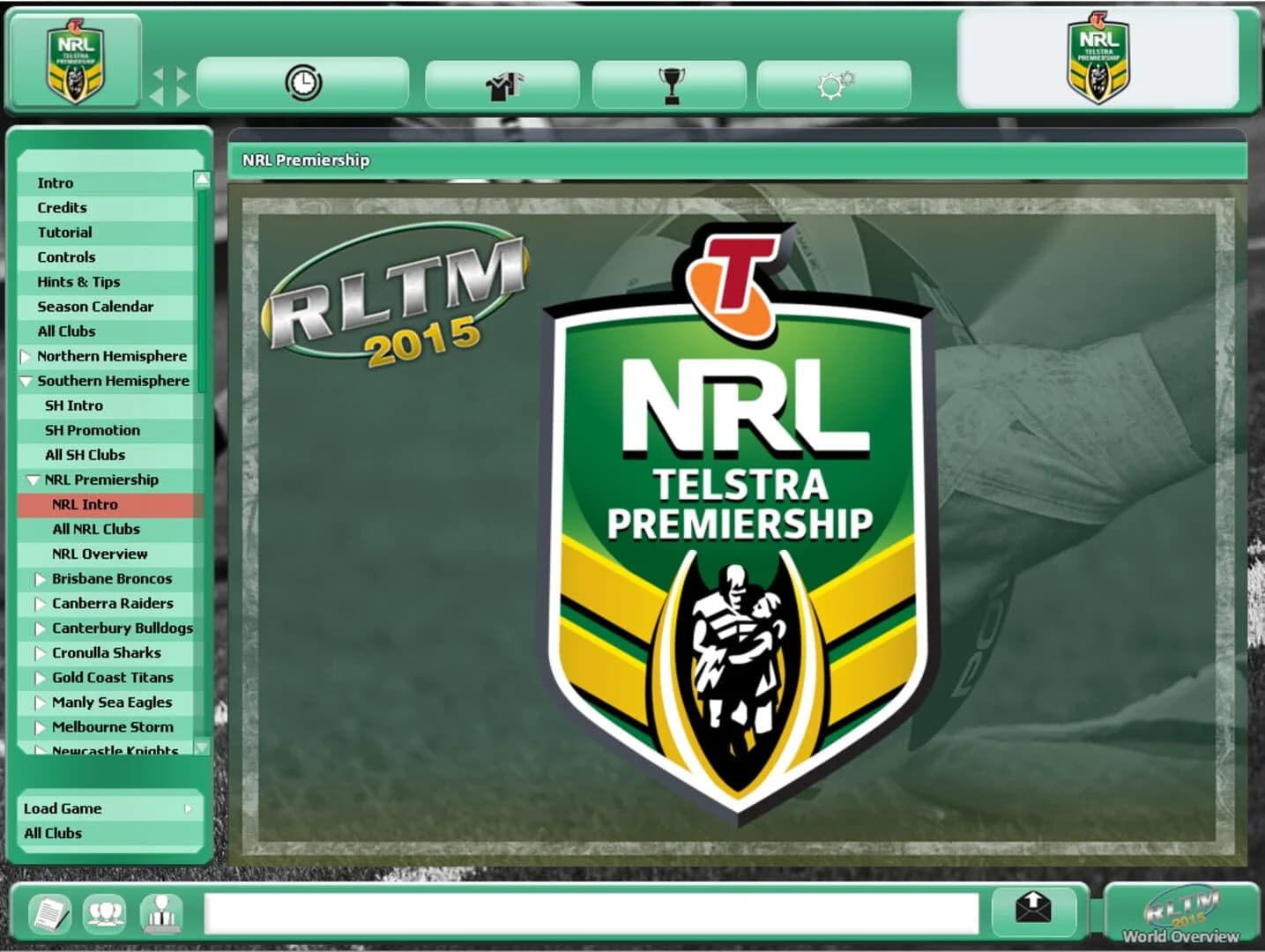 Rugby League Team Manager 2015 screenshot 1