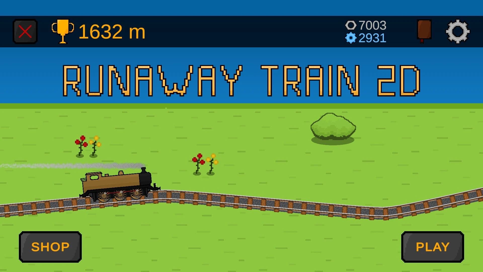Runaway Train 2D screenshot 1