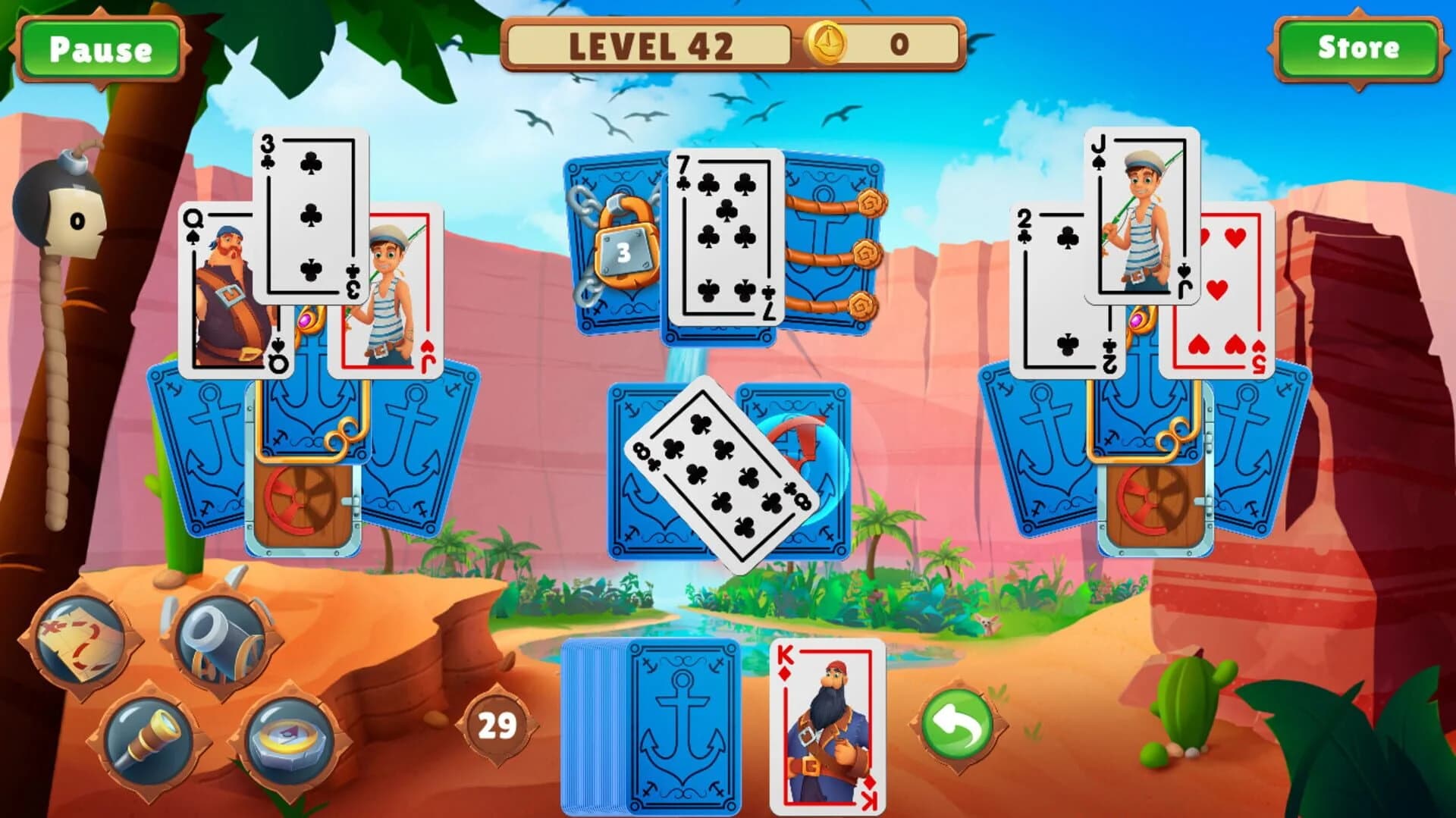 Sailor's Stories Solitaire screenshot 2