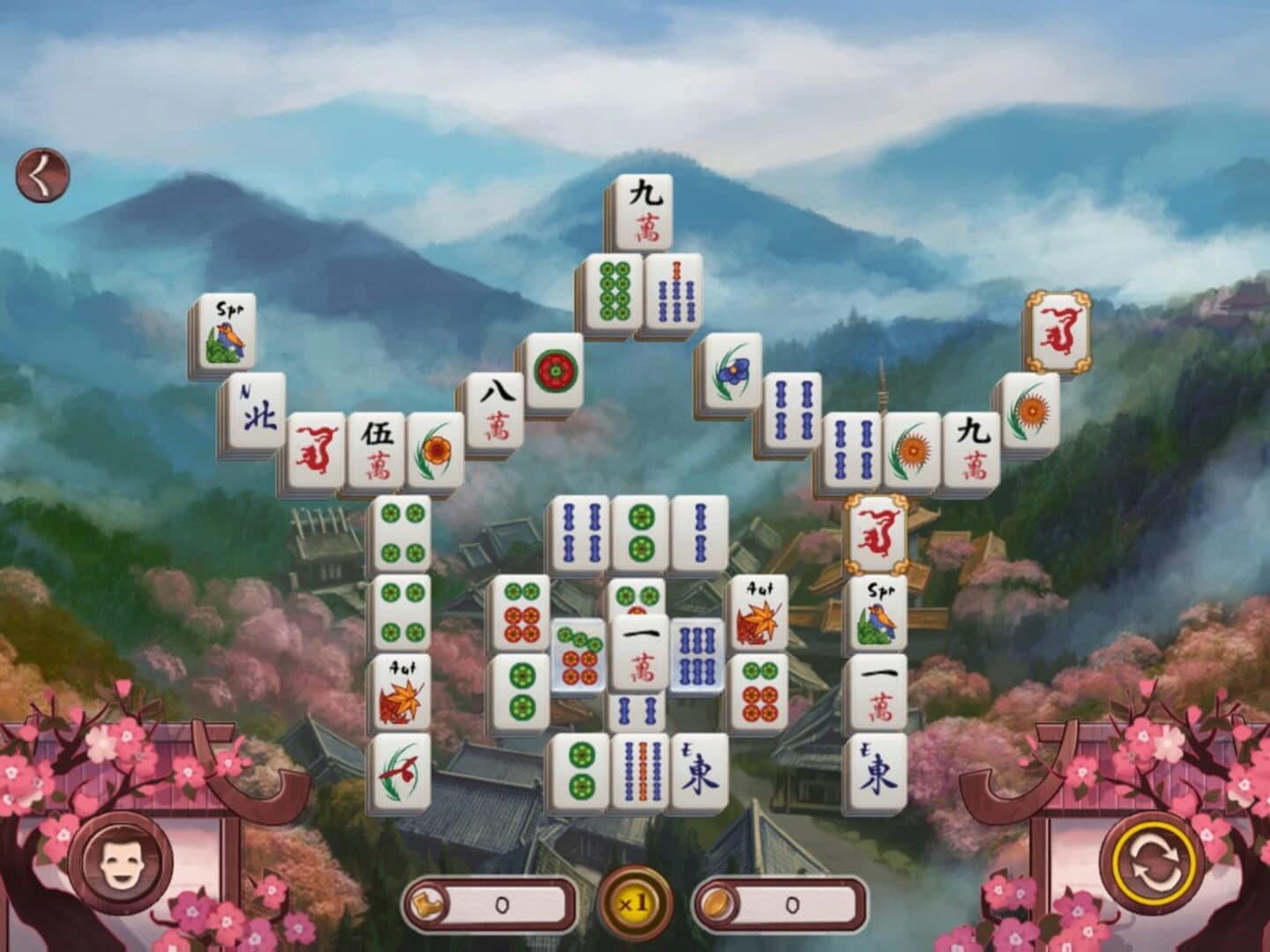Sakura Day 2 Mahjong screenshot 3