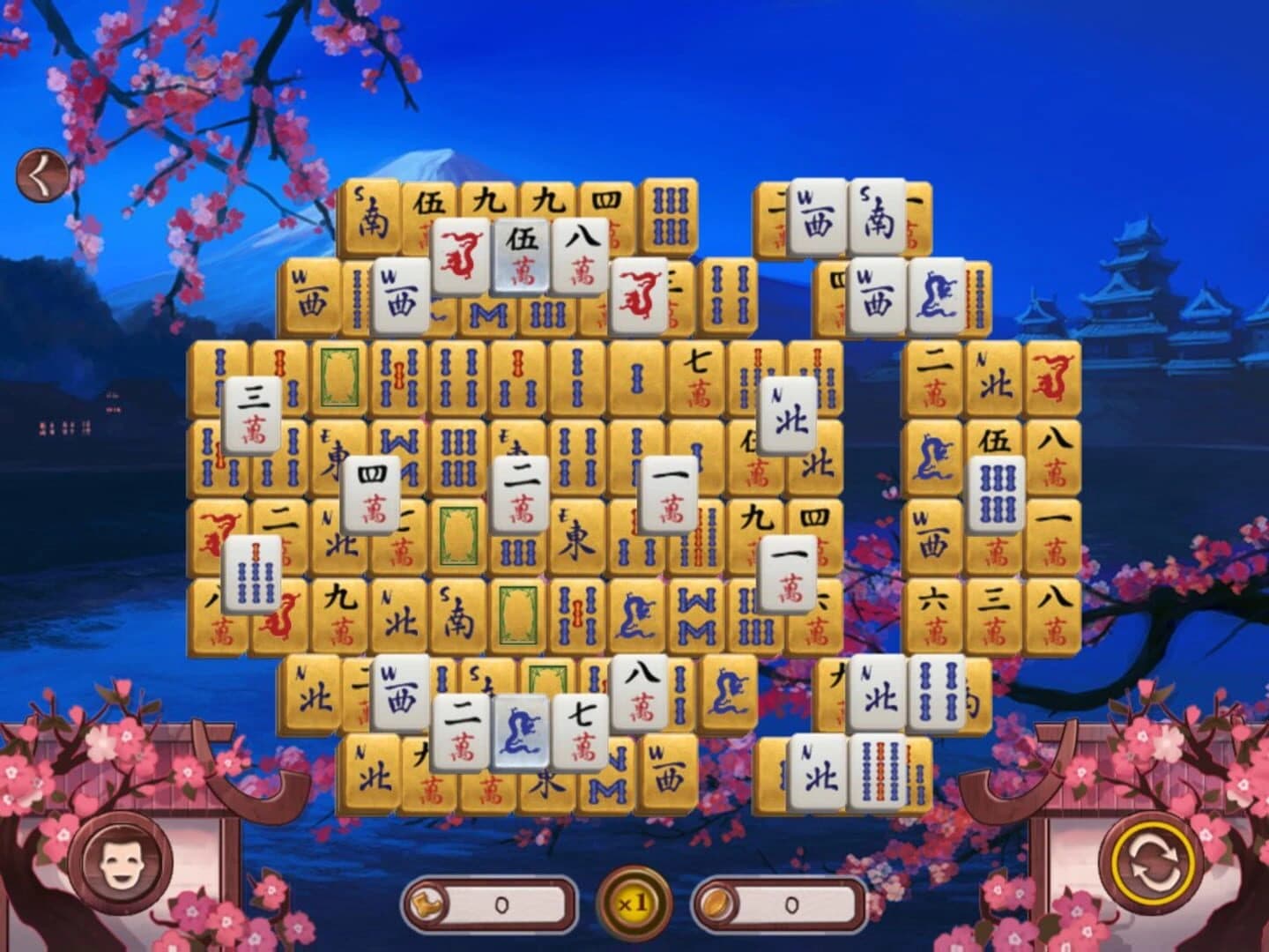 Sakura Day 2 Mahjong screenshot 2