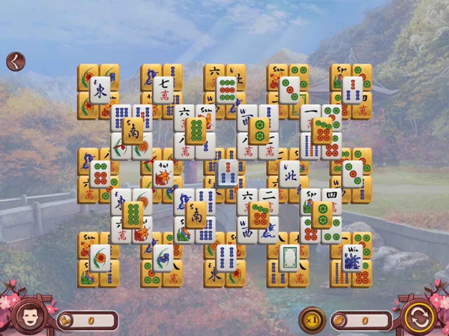 Sakura Day Mahjong screenshot 4