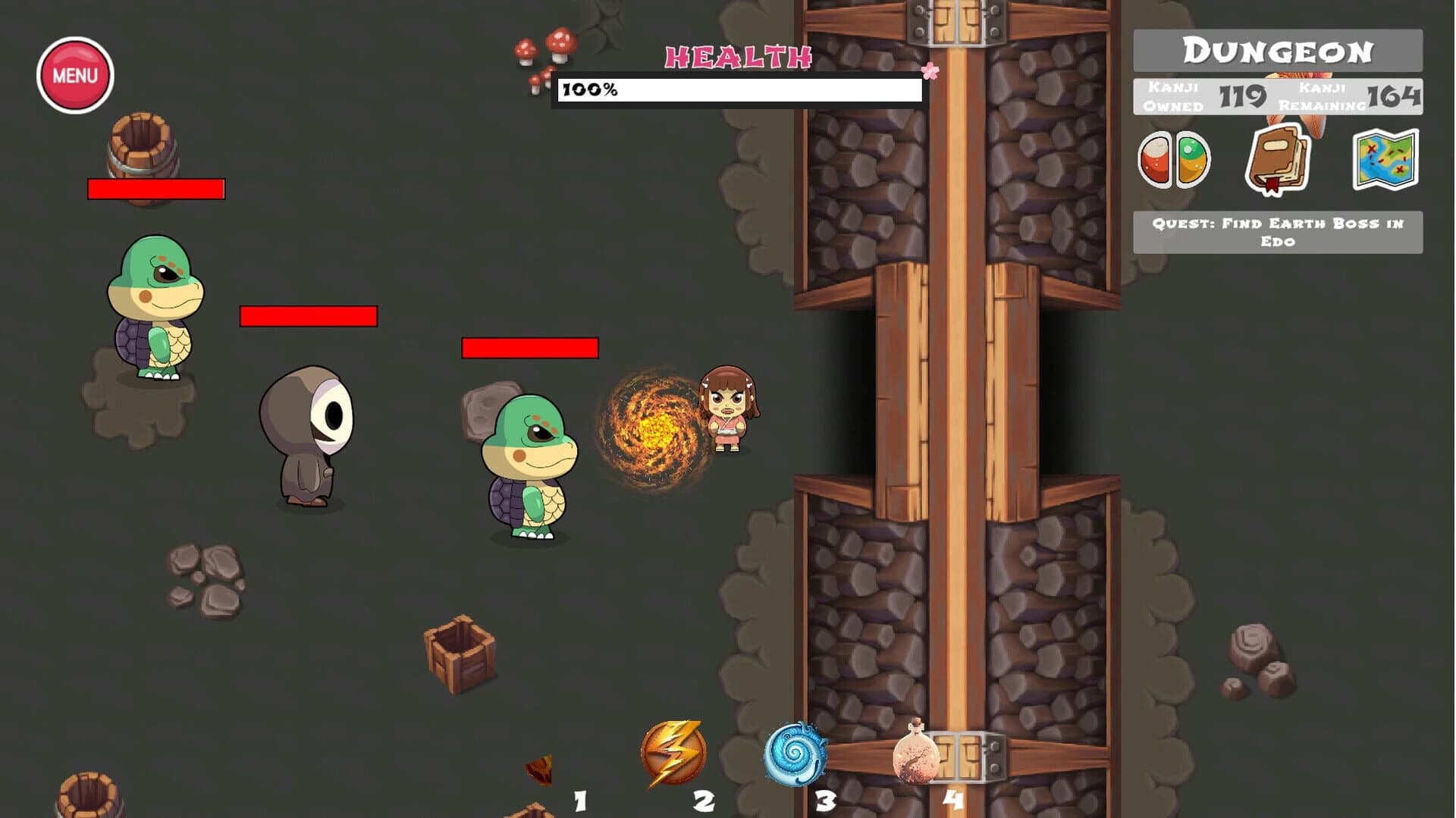 Sakura Kanji Ketchi screenshot 2