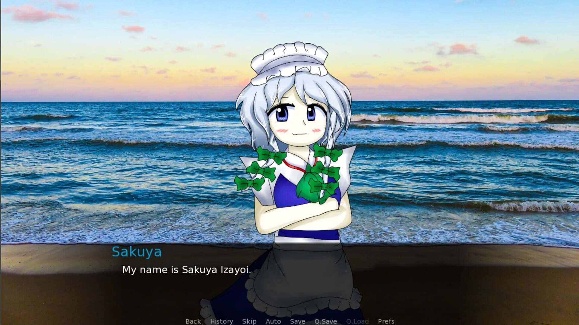 Sakuya Izayoi Gives You Advice and Dabs screenshot 2