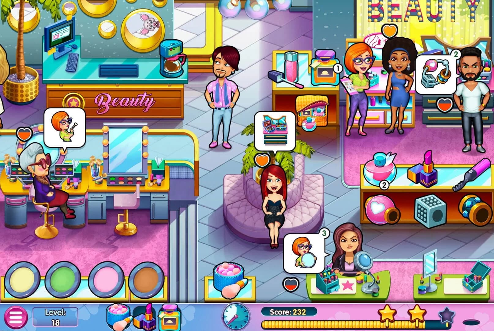 Sally's Salon: Kiss & Make-Up screenshot 1
