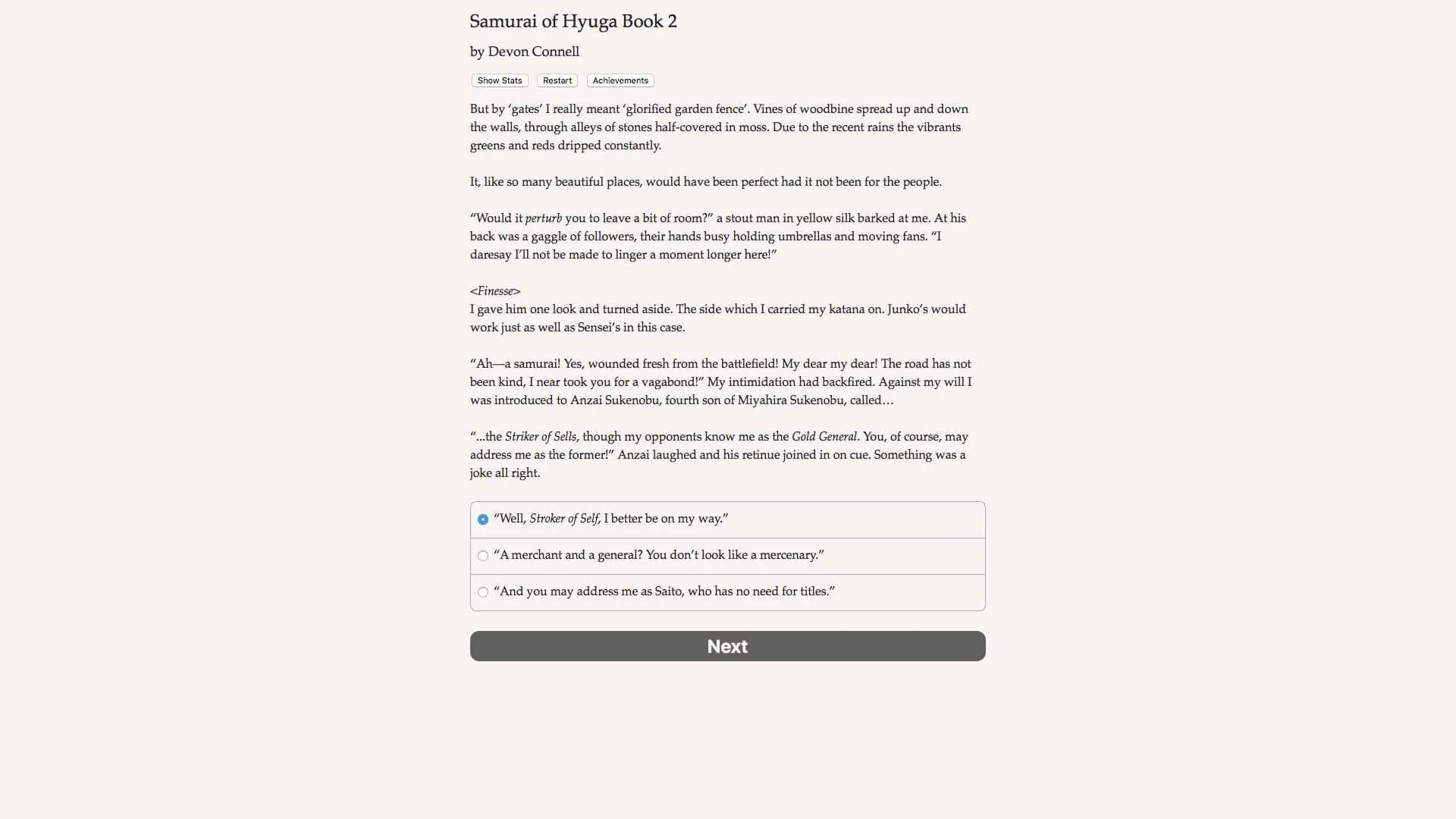 Samurai of Hyuga Book 2 screenshot 2