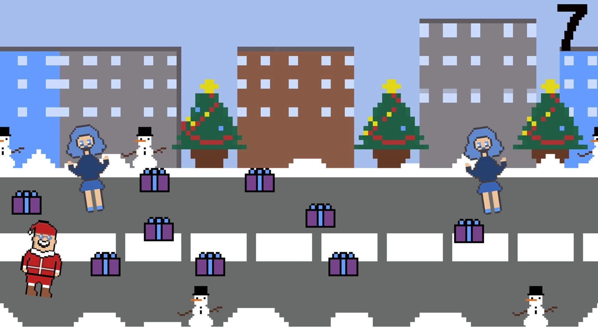 Santa Run screenshot 1