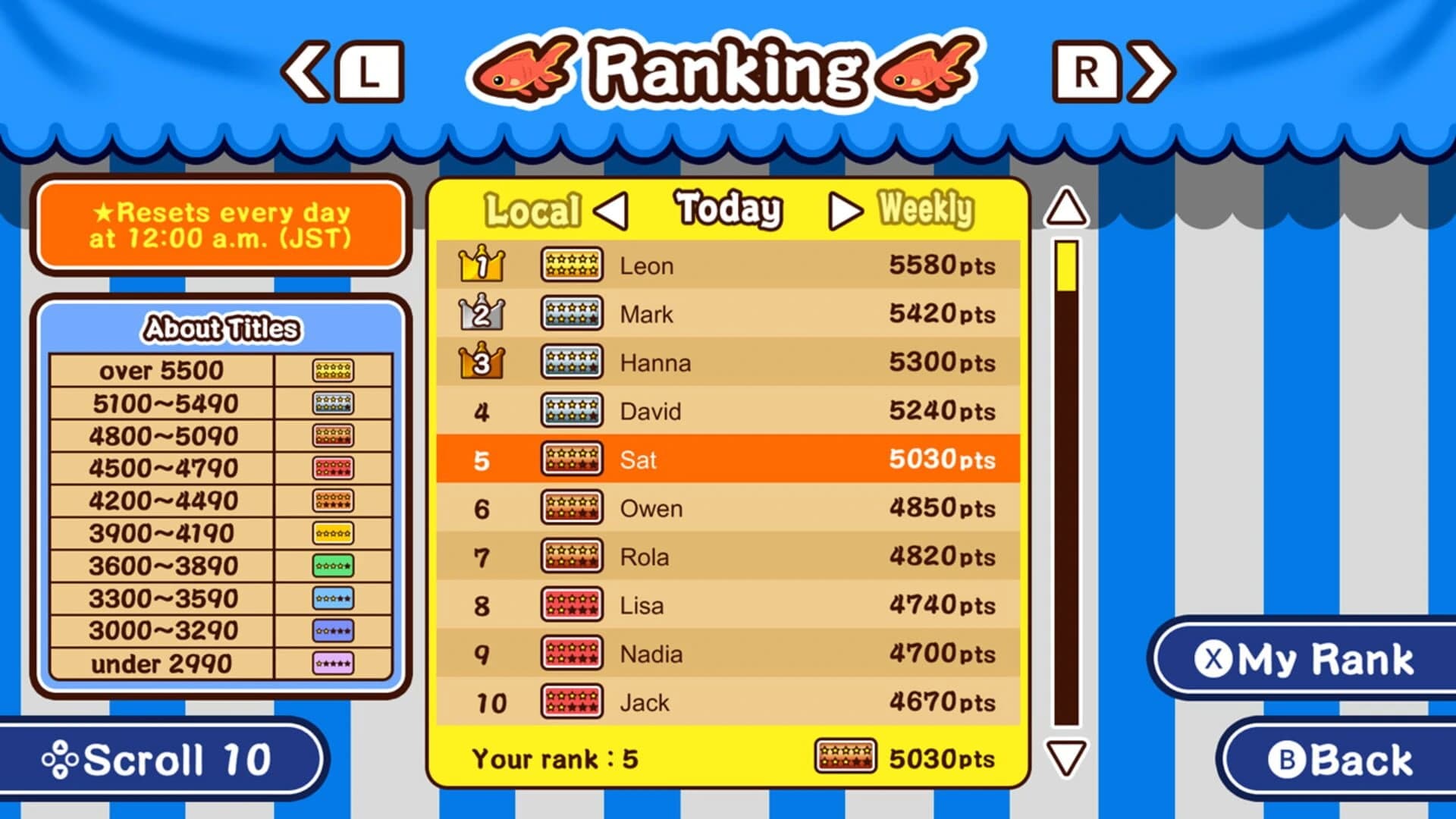 Scoop it! Goldfish screenshot 3