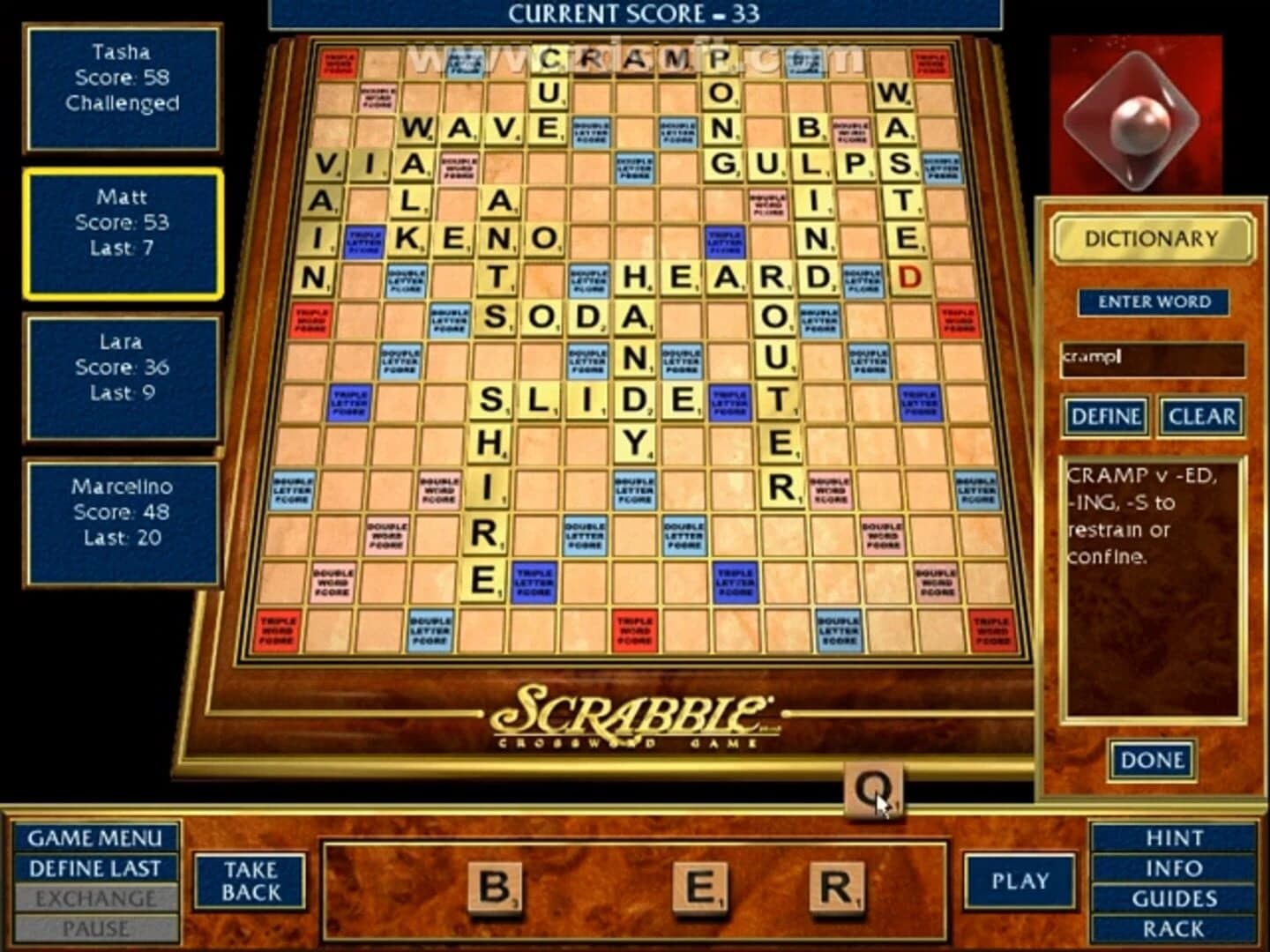 Scrabble: Crossword Game screenshot 1