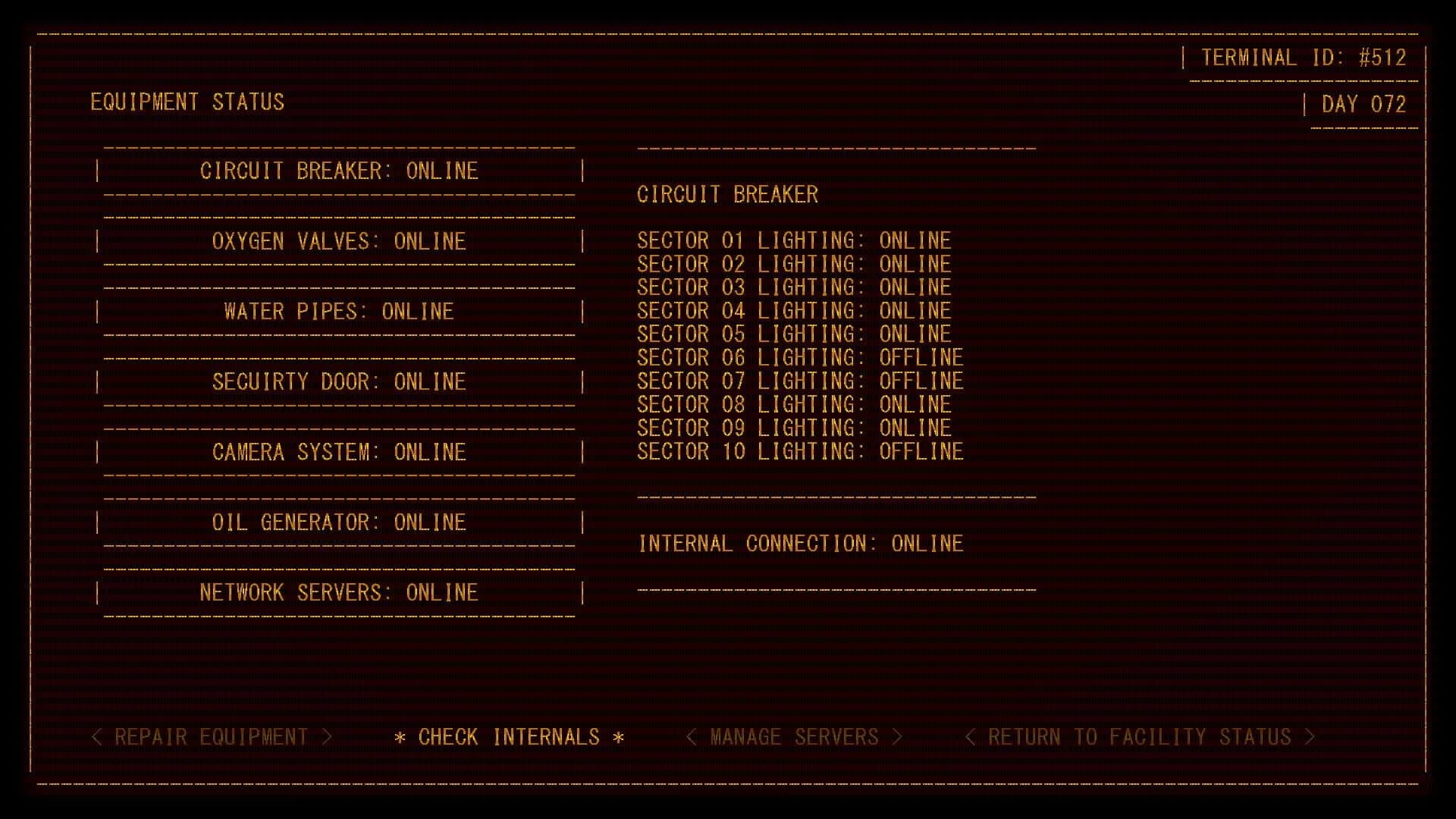 Second Thoughts: Terminal screenshot 3