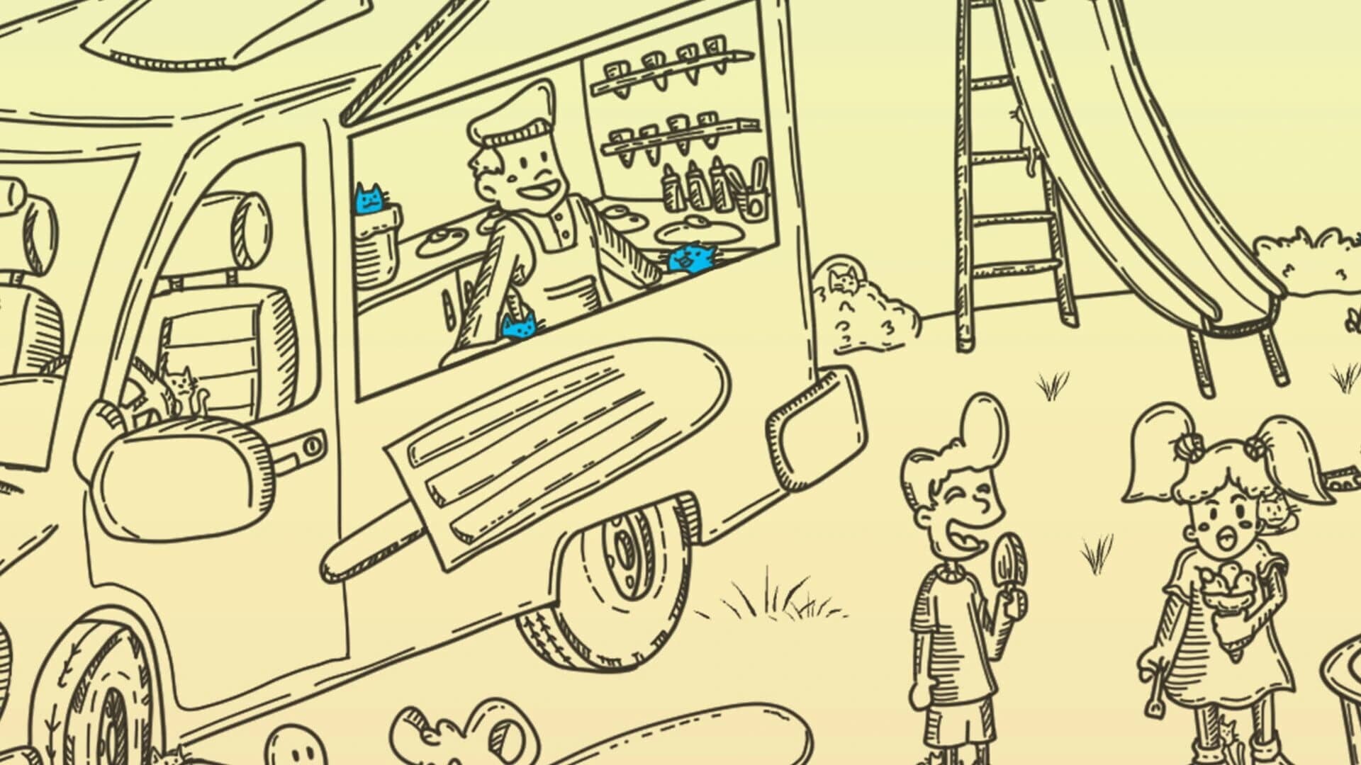 Secret Cats: Ice Cream Day screenshot 4