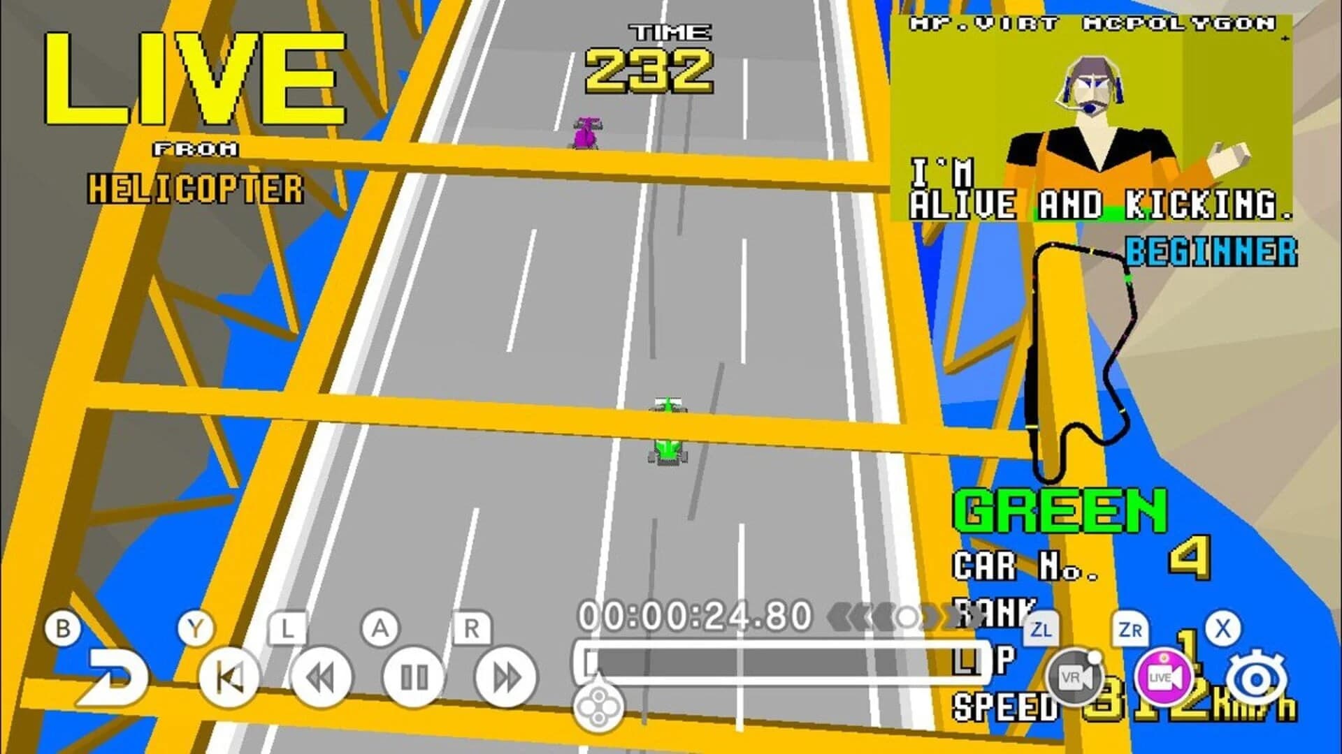 Sega Ages Virtua Racing screenshot 3