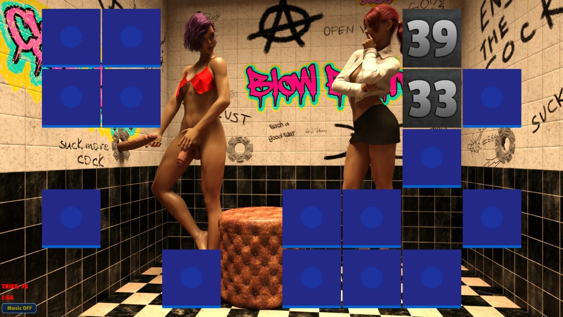 Sexy Memory Puzzle: Futanari Gloryhole screenshot 1