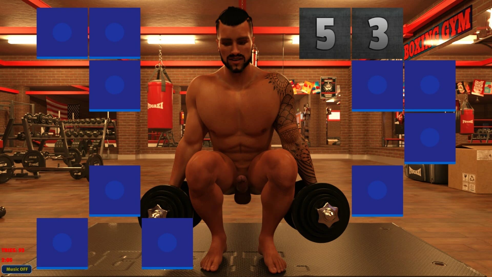 Sexy Memory Puzzle: Gay Gym screenshot 5