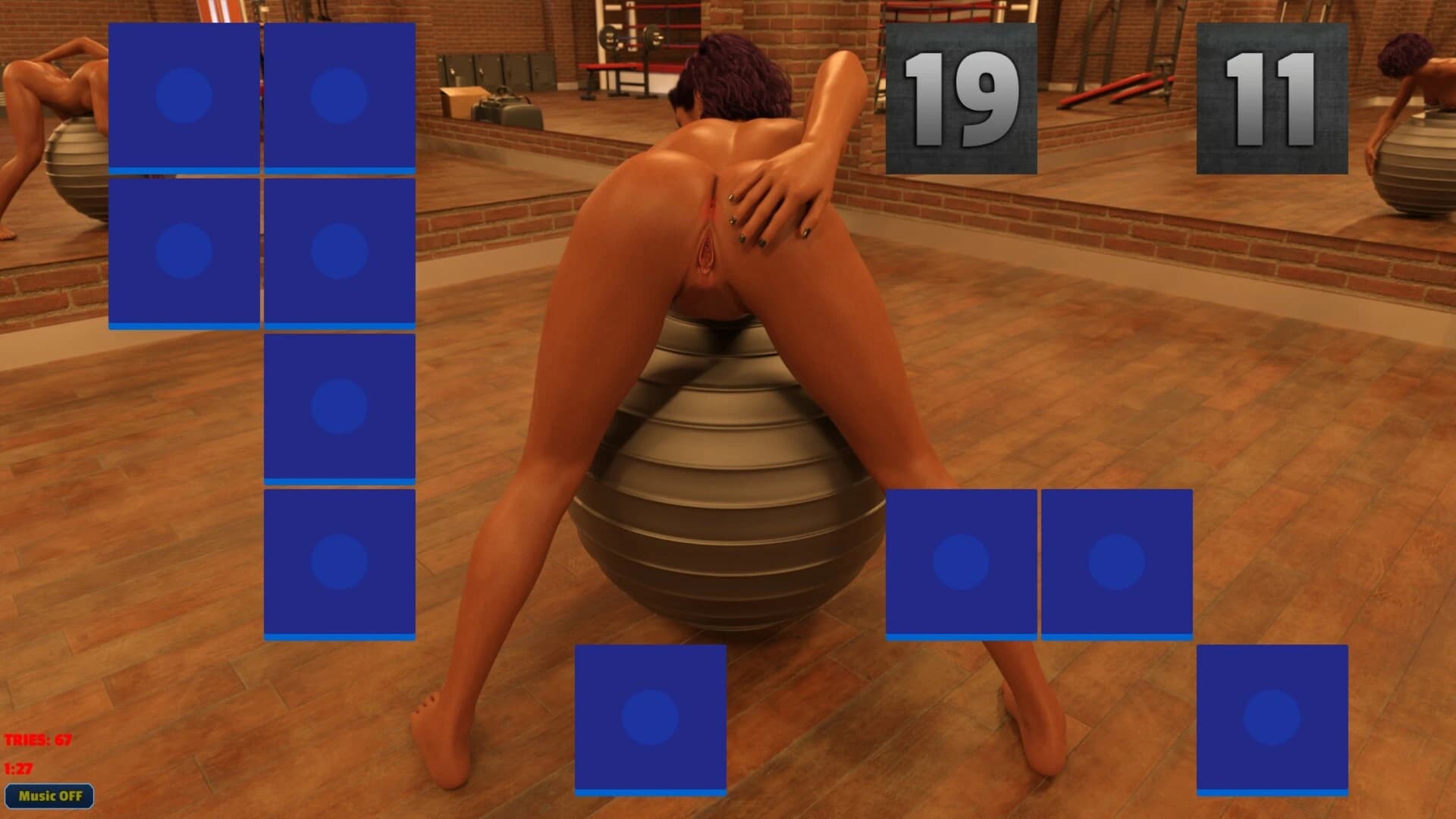 Sexy Memory Puzzle: Kinky Workout screenshot 3