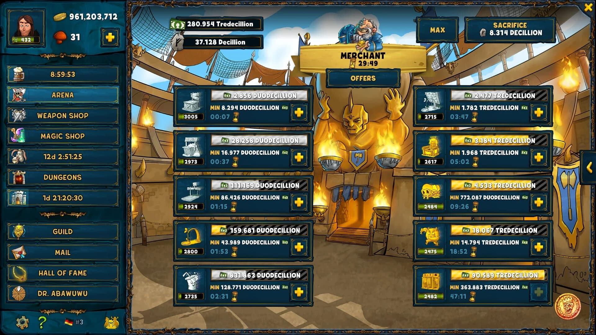 Shakes and Fidget screenshot 3