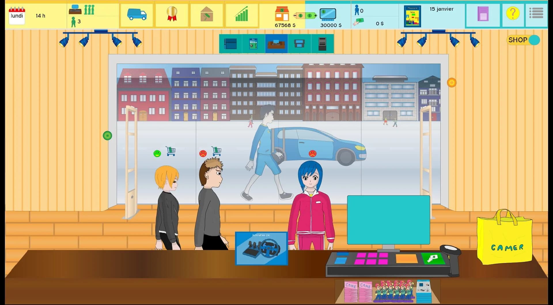 Shop Manager : Video Game Tycoon screenshot 2