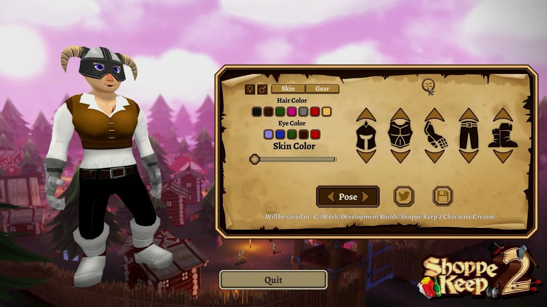 Shoppe Keep 2 Character Creator Preview screenshot 2