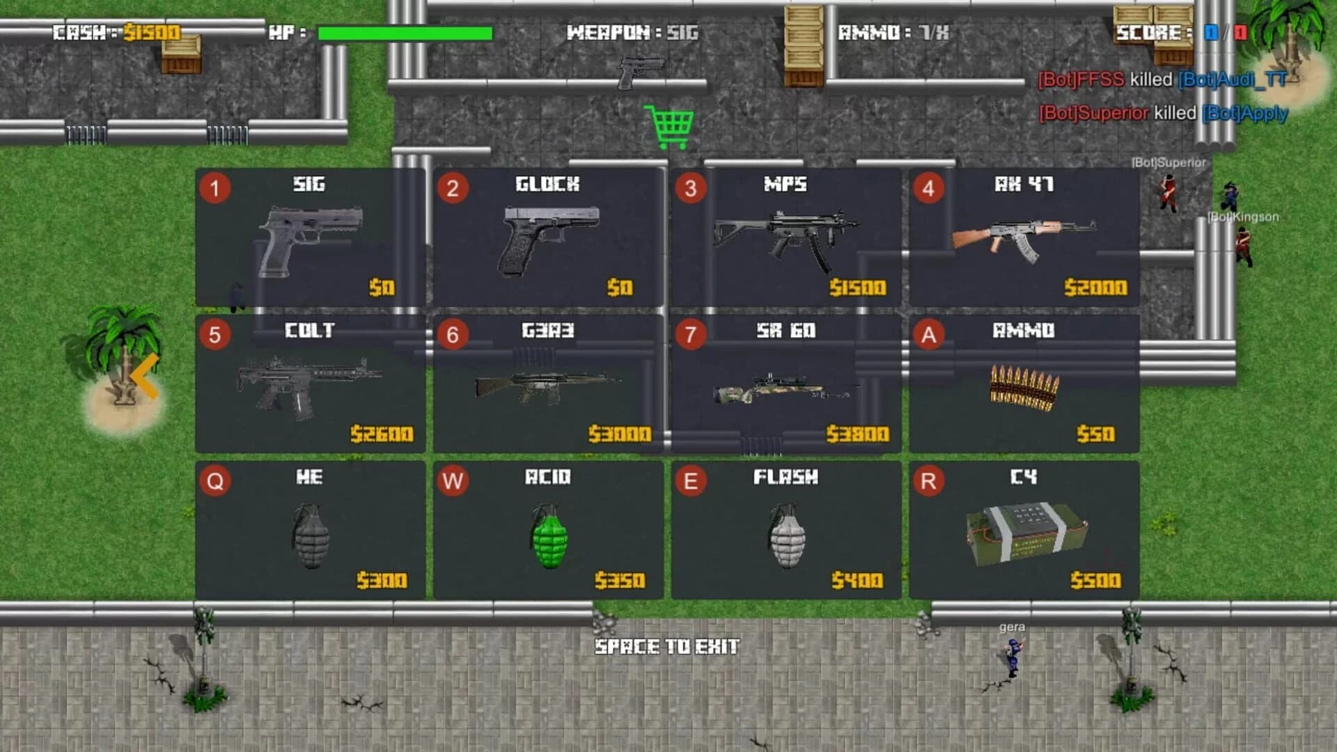 Shot & Dread Online screenshot 3
