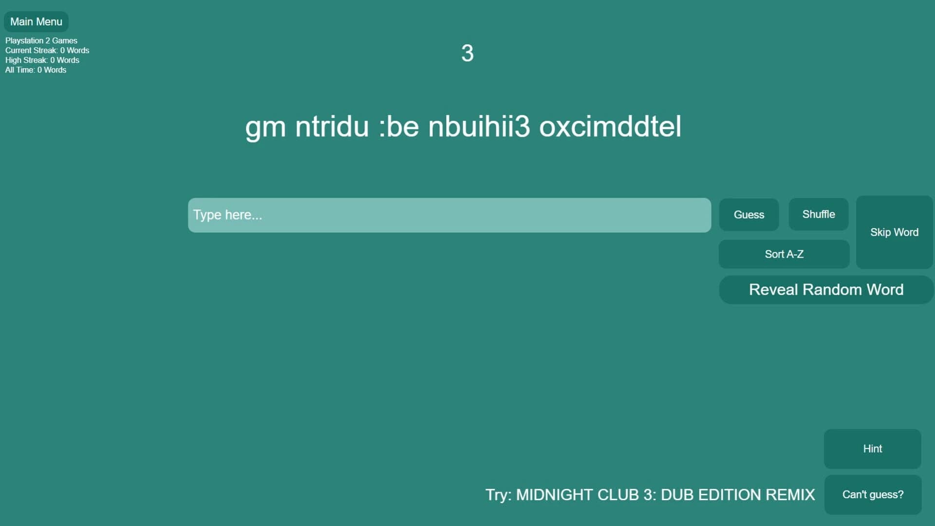 Shuffled Words screenshot 1