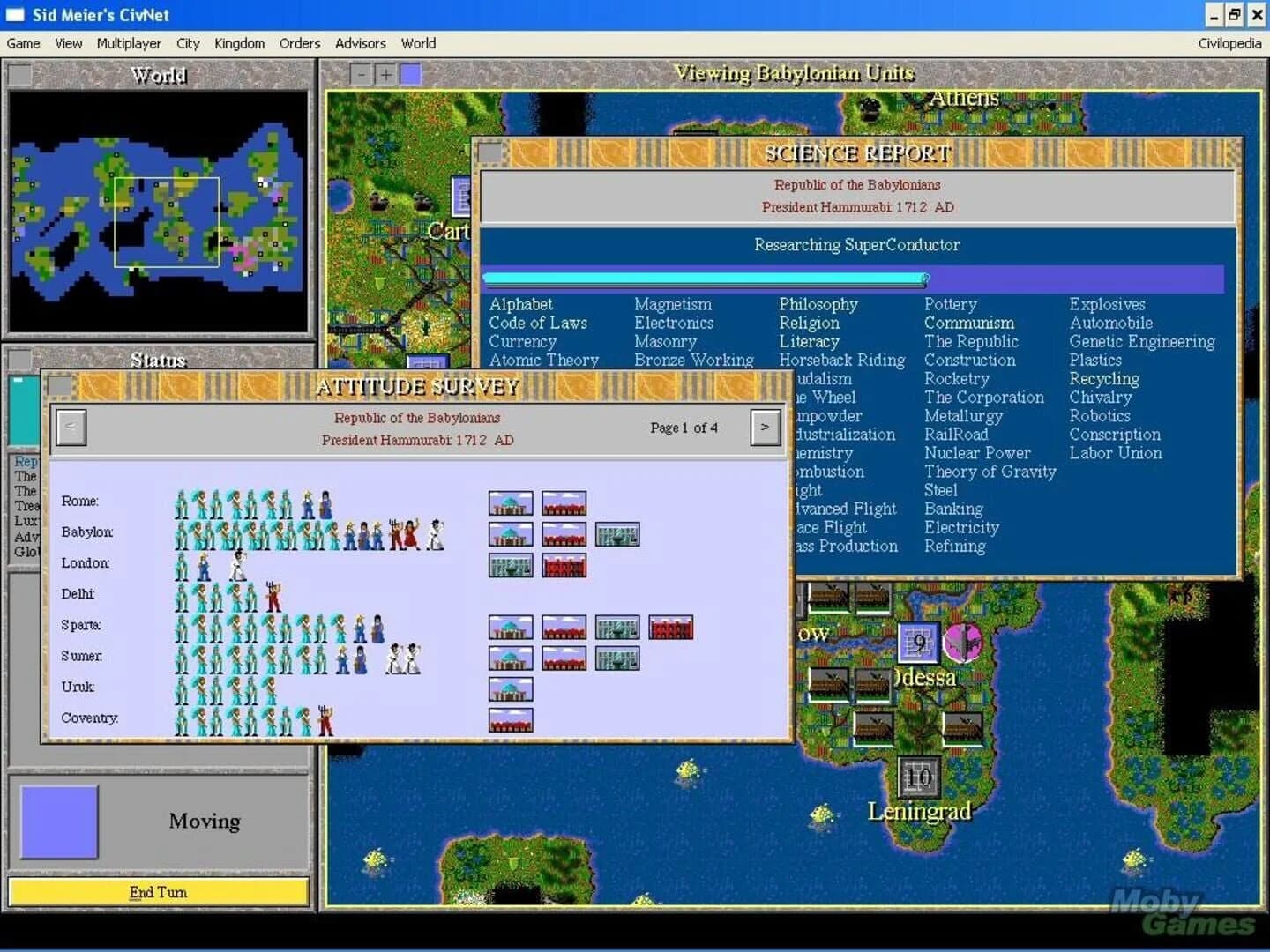 Sid Meier's CivNet screenshot 2