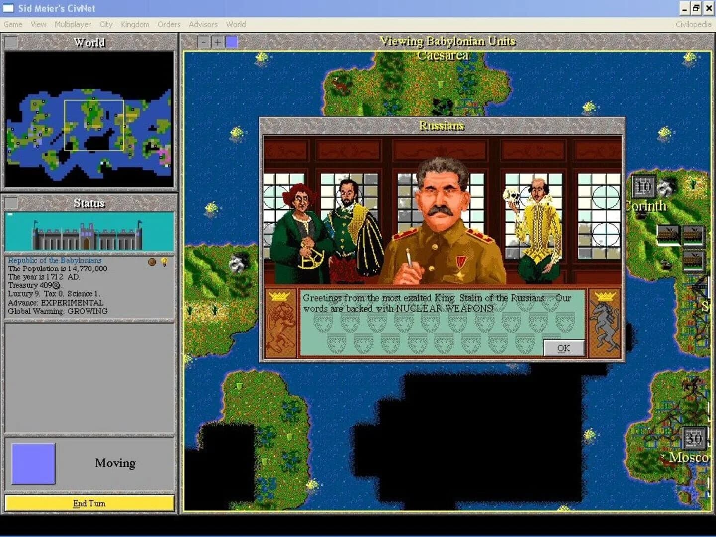 Sid Meier's CivNet screenshot 1
