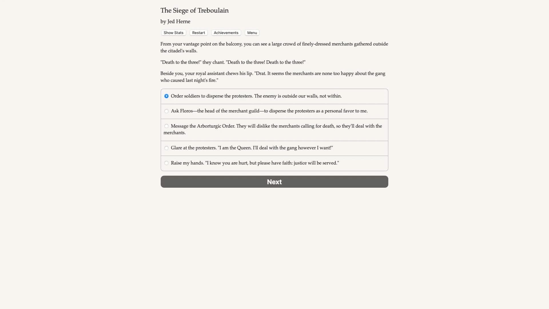 Siege of Treboulain screenshot 1