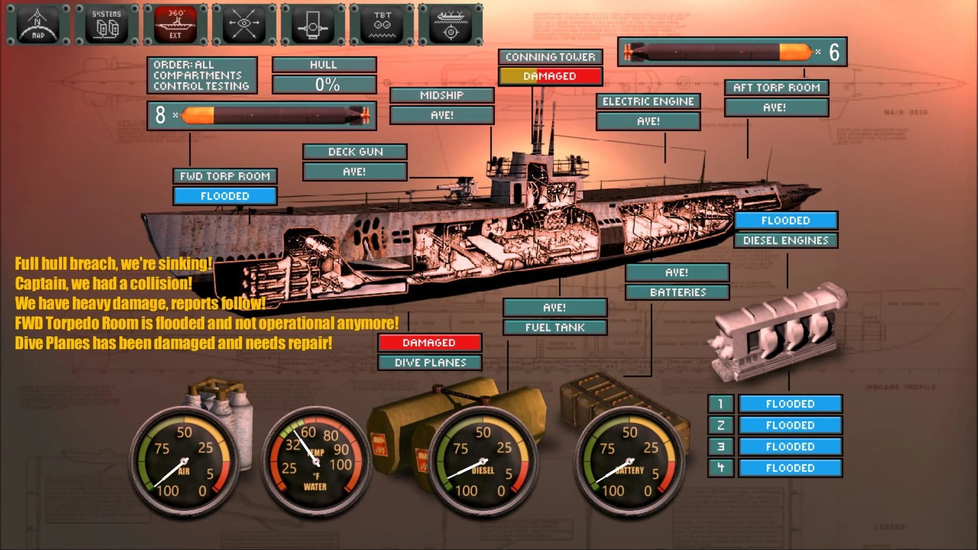Silent Depth 3D Submarine Simulation screenshot 2