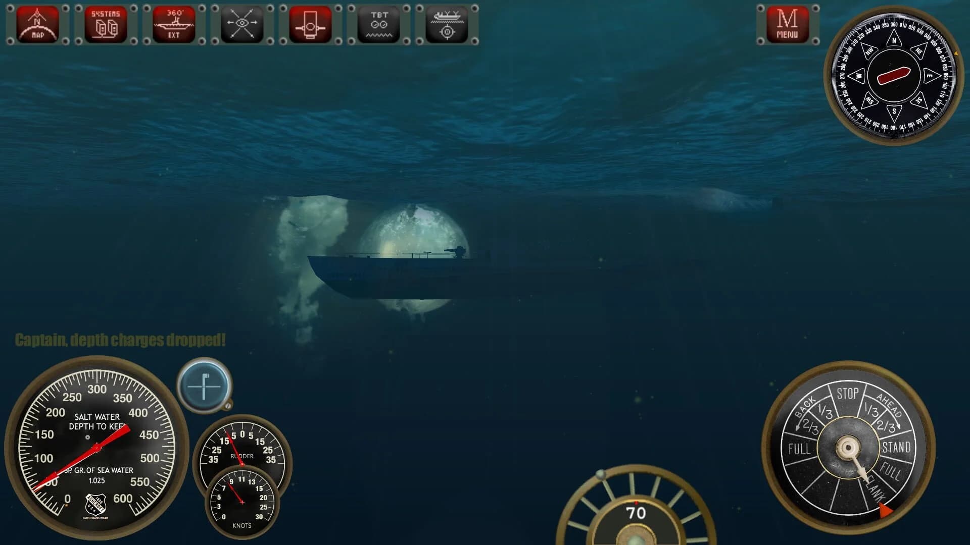 Silent Depth 3D Submarine Simulation screenshot 1