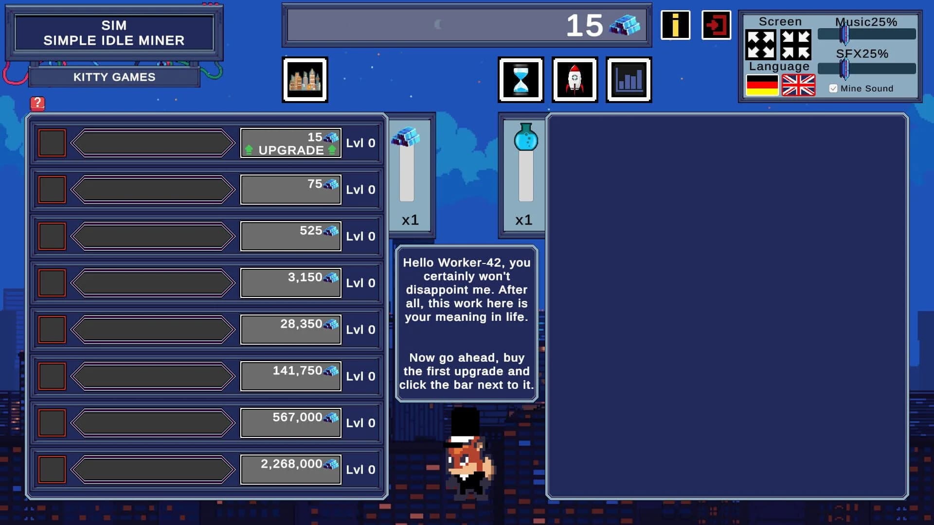 SIM: Simple Idle Miner screenshot 2