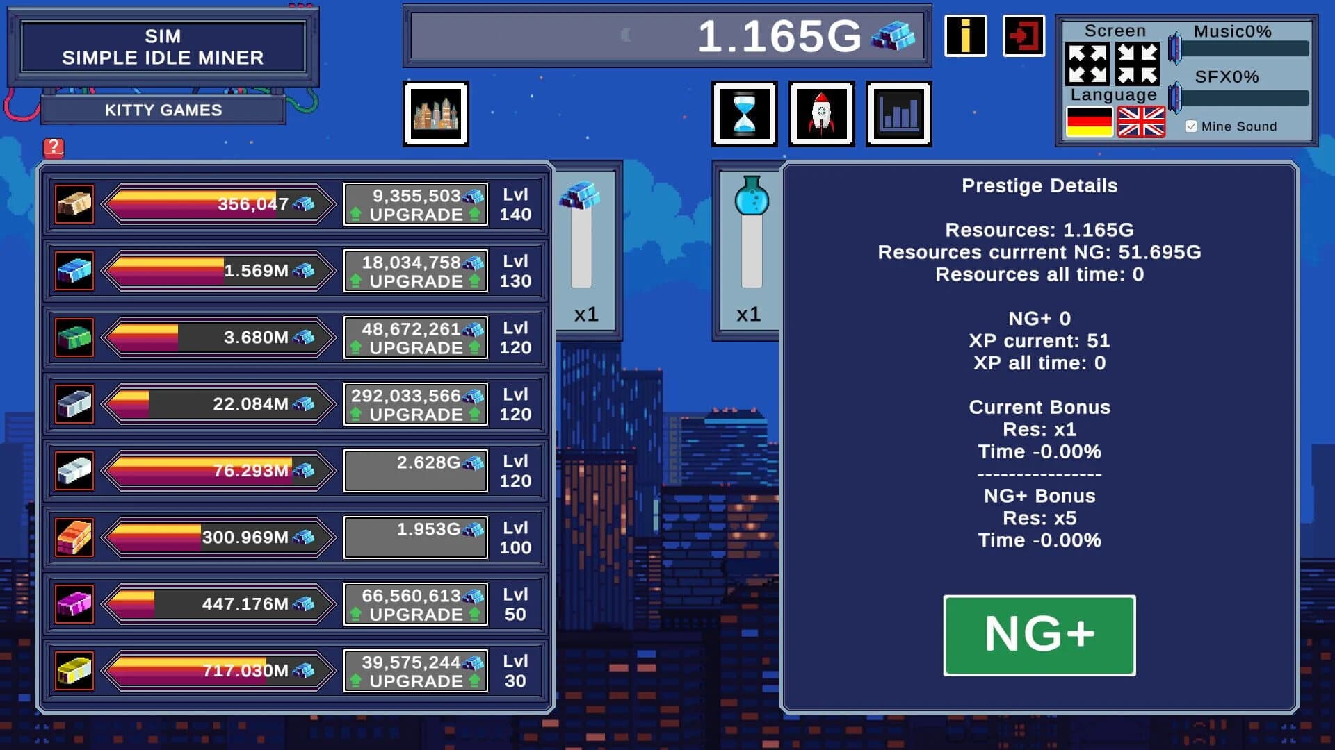 SIM: Simple Idle Miner screenshot 1
