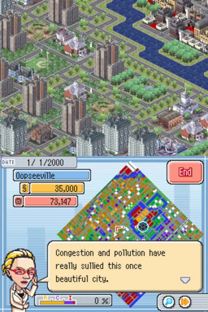 SimCity DS screenshot 2