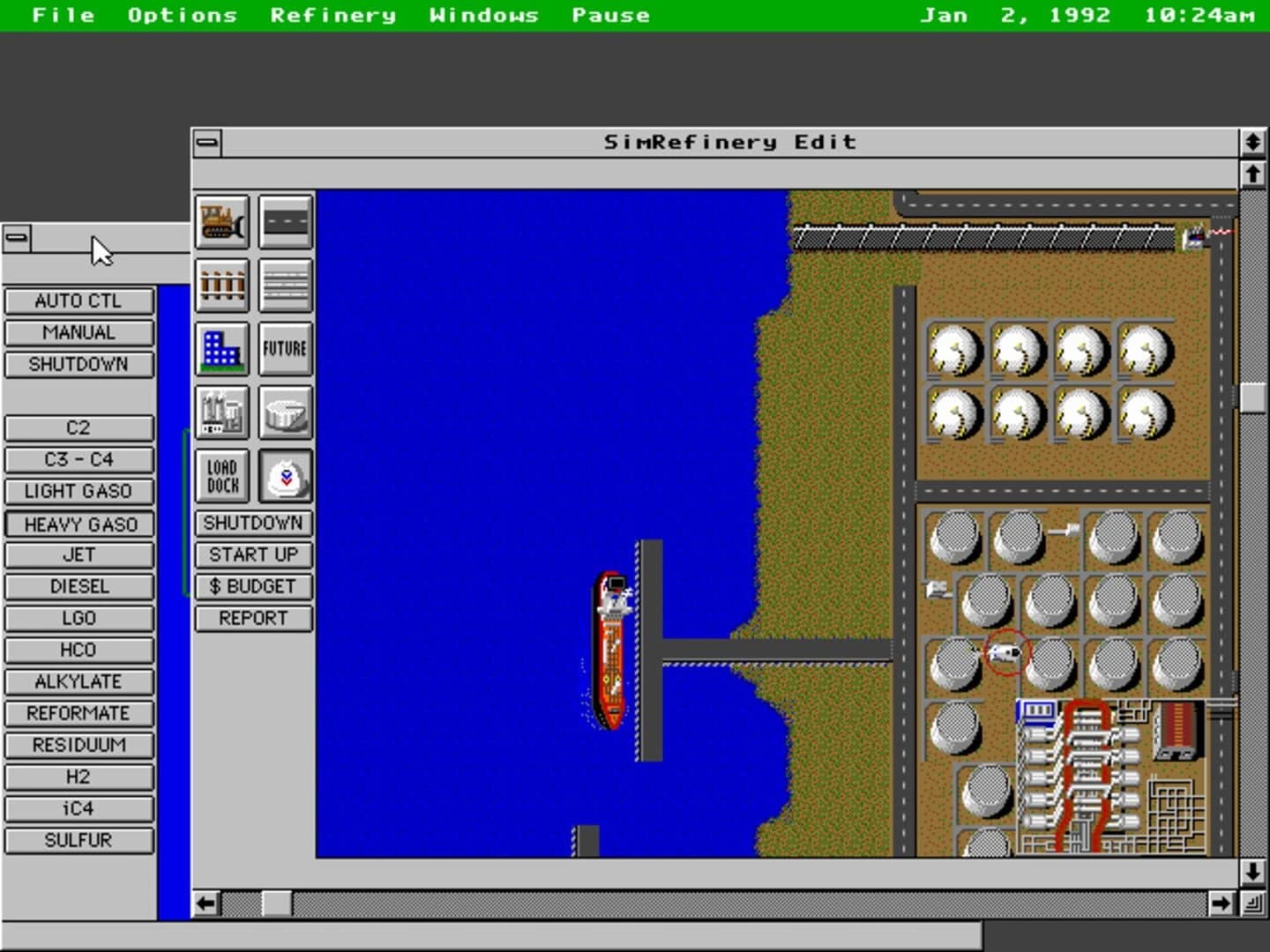 SimRefinery screenshot 1