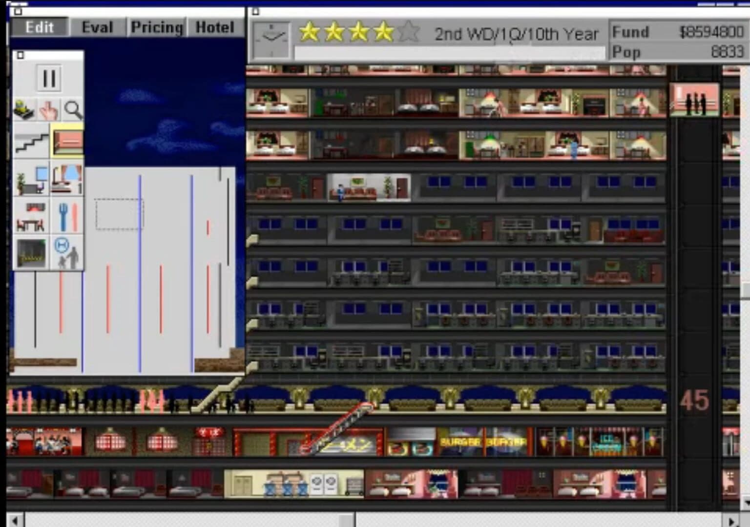 SimTower screenshot 3