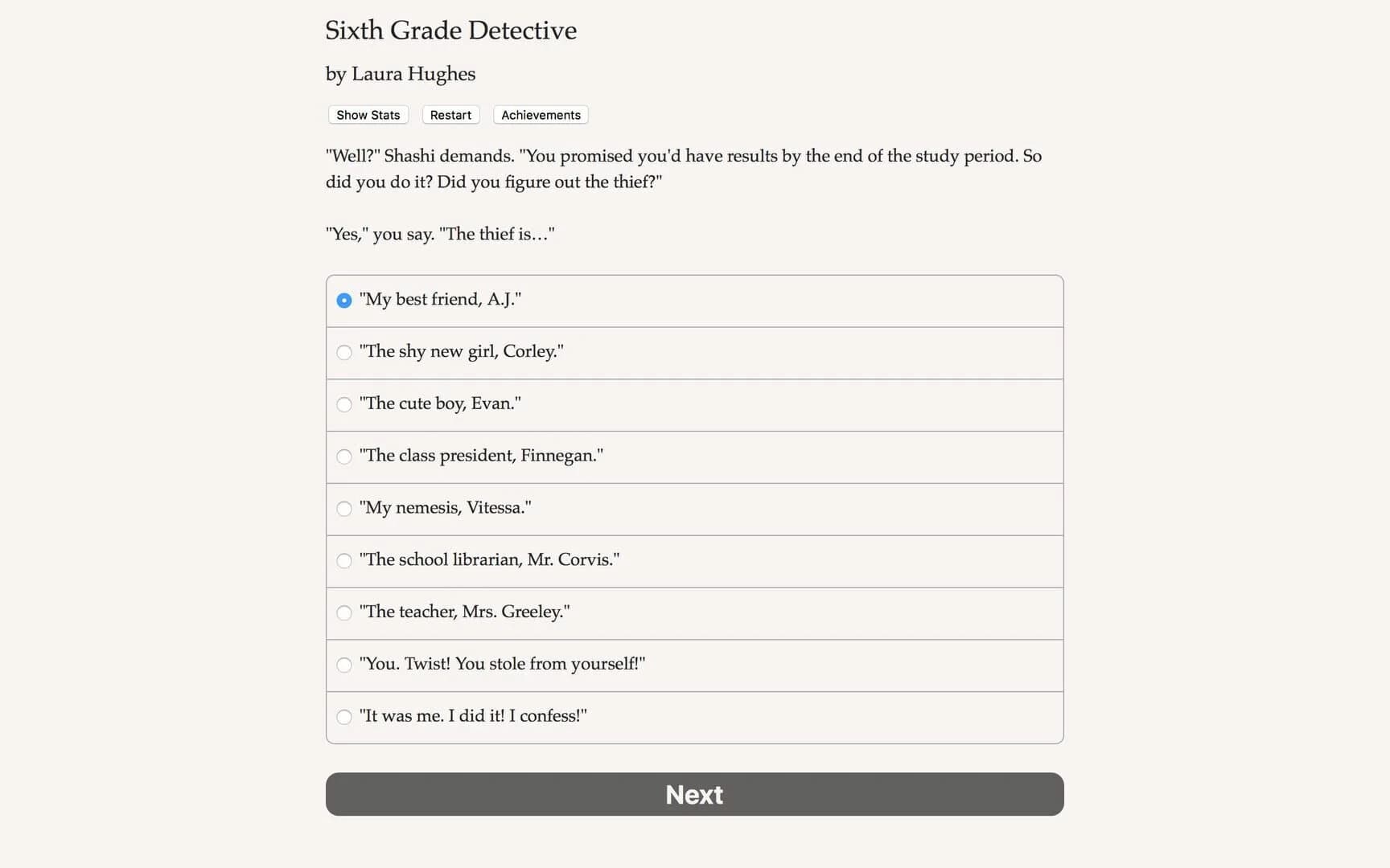 Sixth Grade Detective screenshot 5