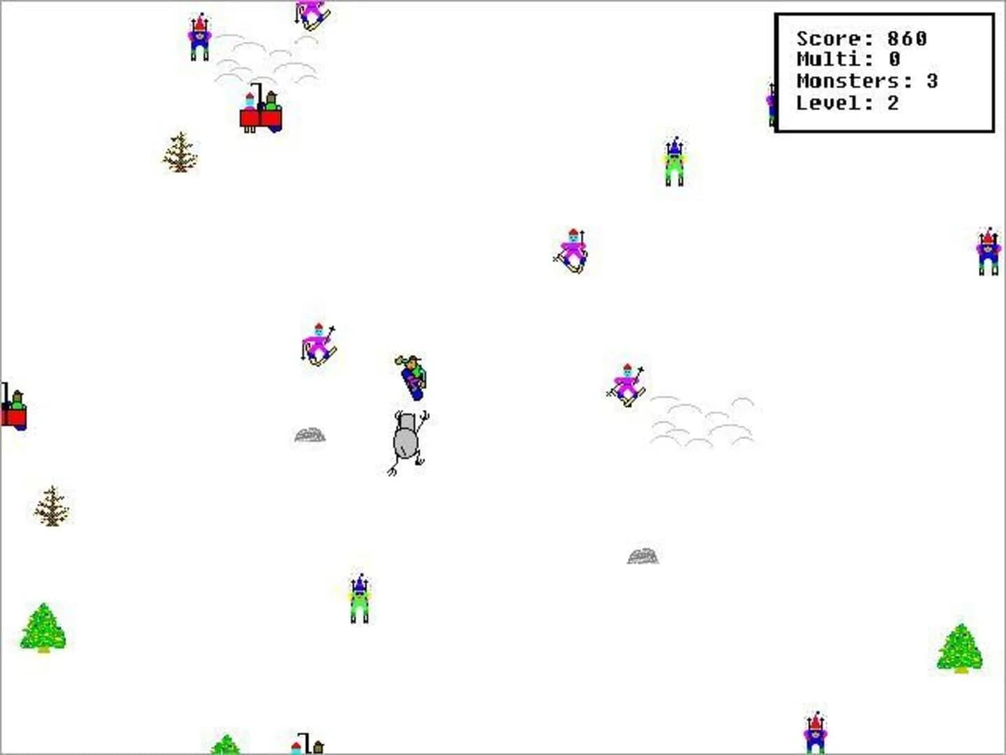 SkiFree screenshot 2