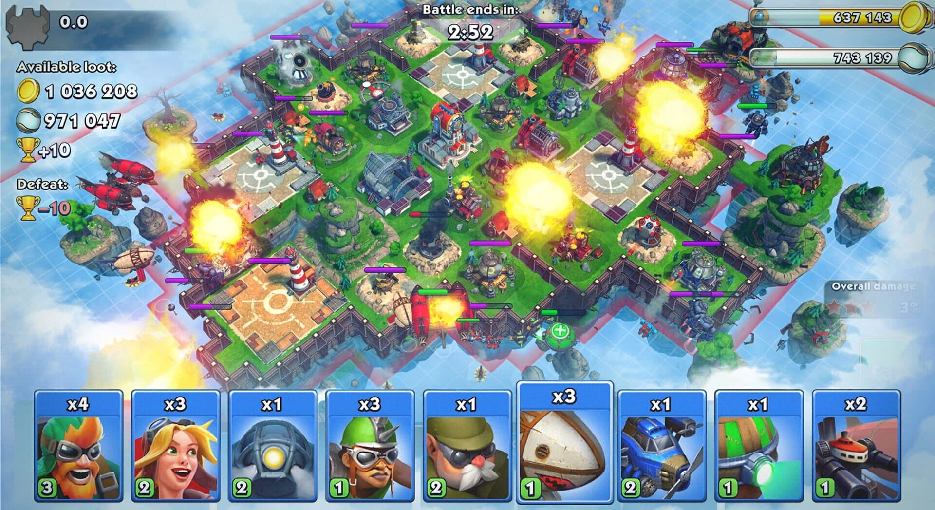 Sky Clash: Lords of Clans 3D screenshot 1