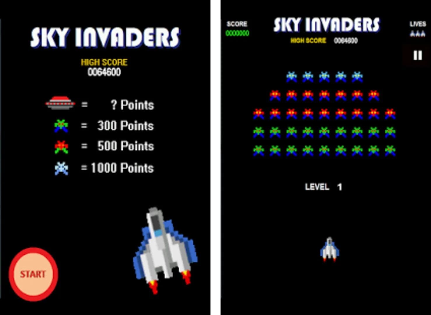 Sky Invaders screenshot 1